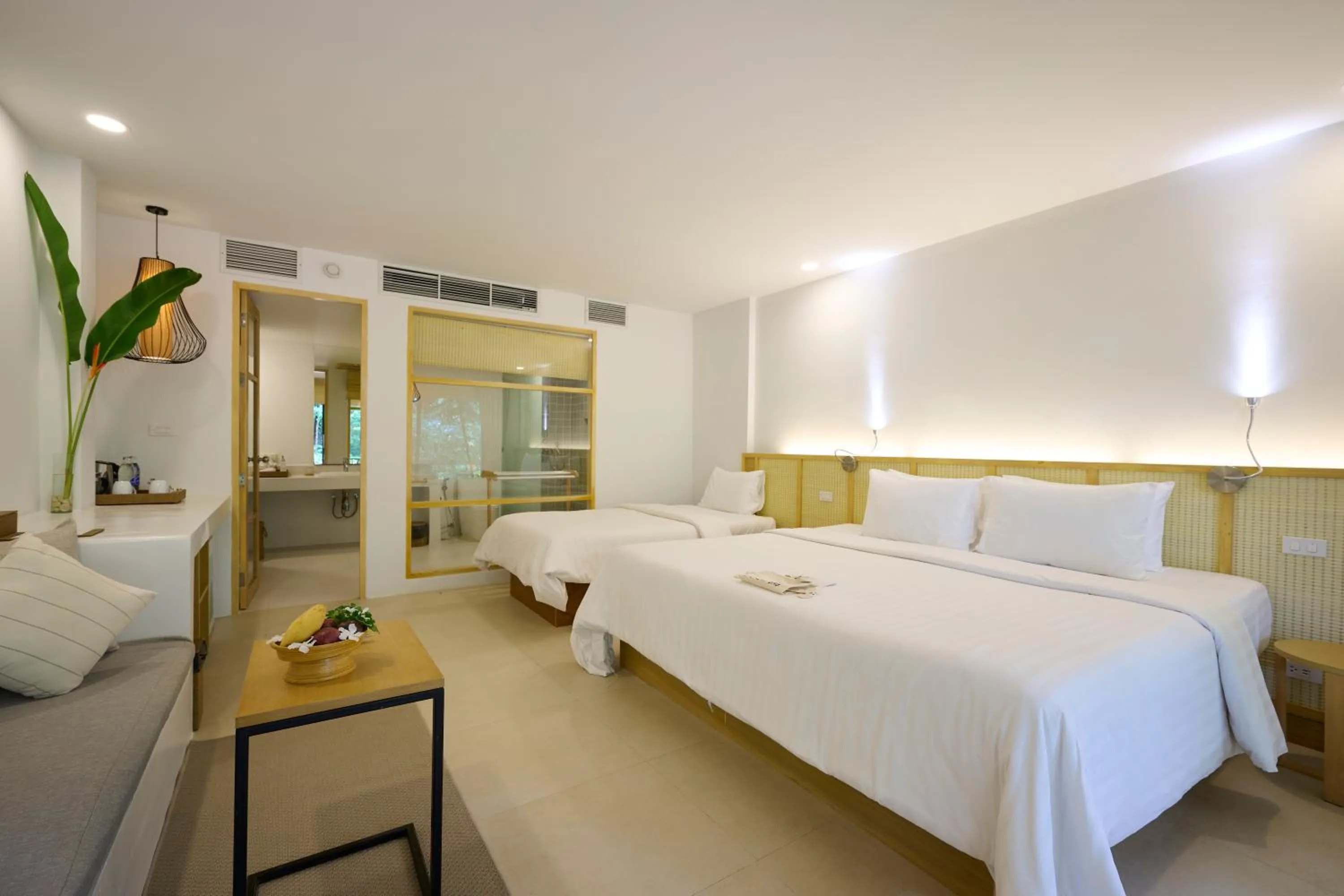 Bed in Paradise Beach Resort, Koh Samui - SHA Extra Plus