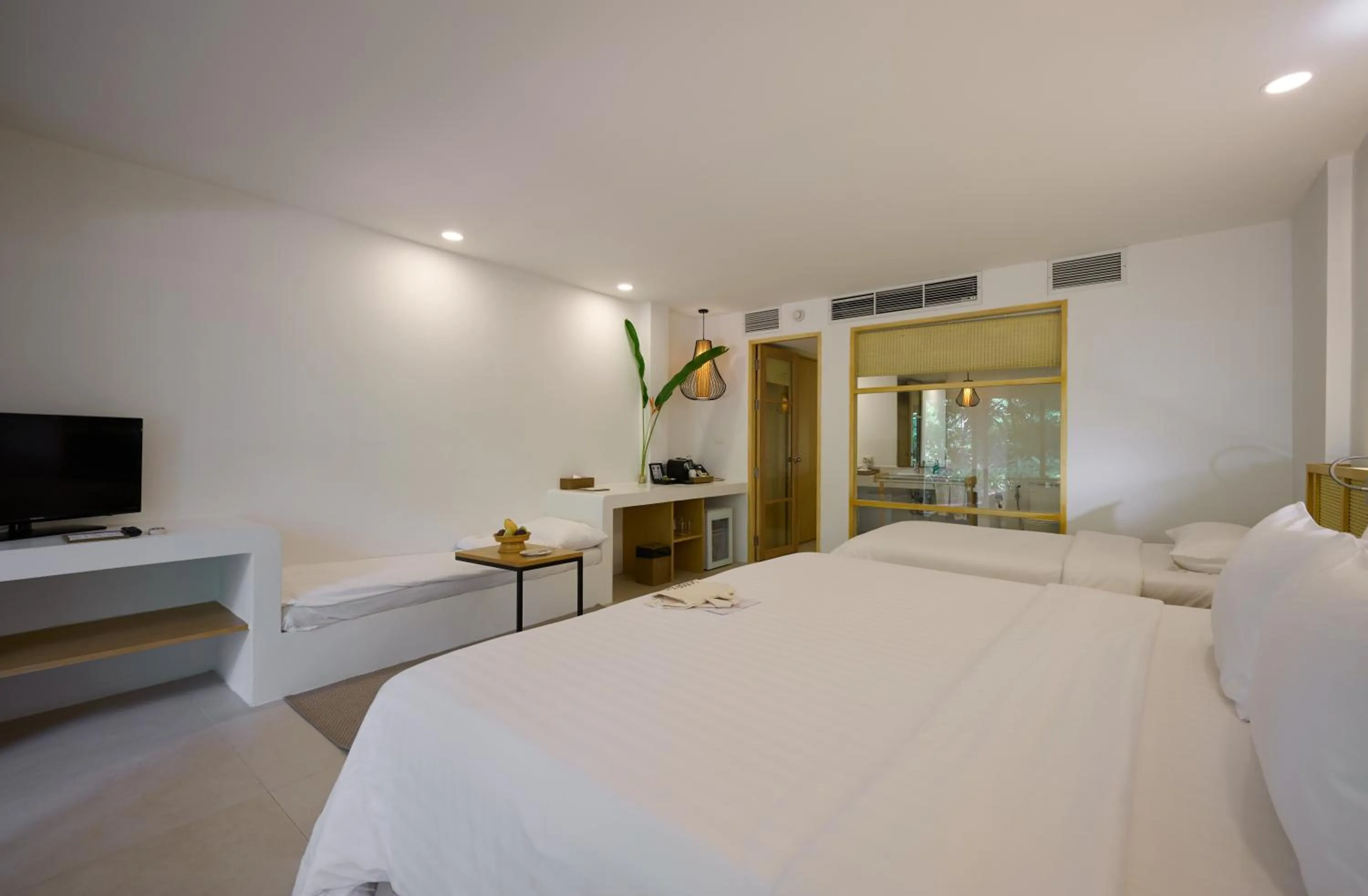 Bed in Paradise Beach Resort, Koh Samui - SHA Extra Plus