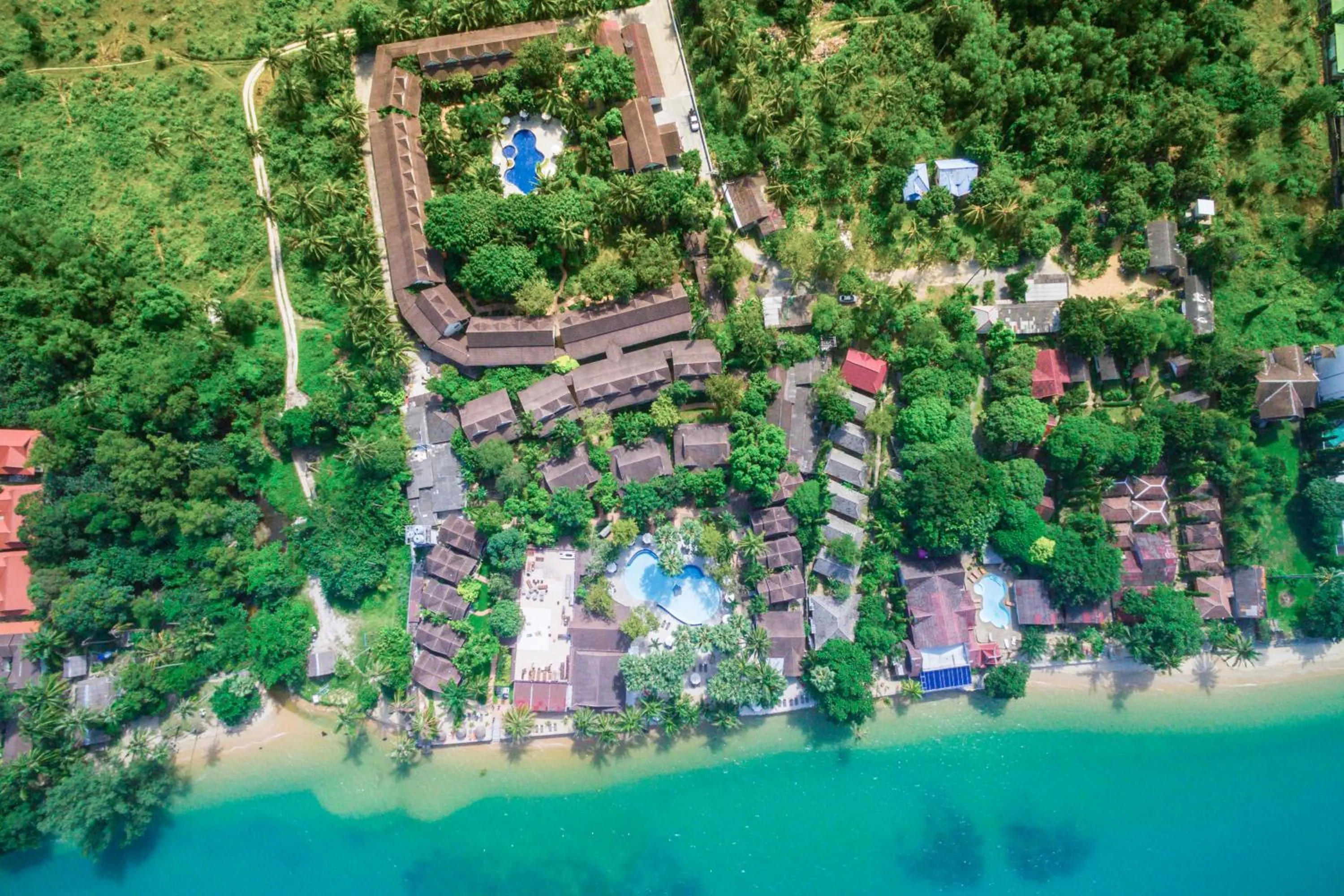 Bird's eye view in Paradise Beach Resort, Koh Samui - SHA Extra Plus