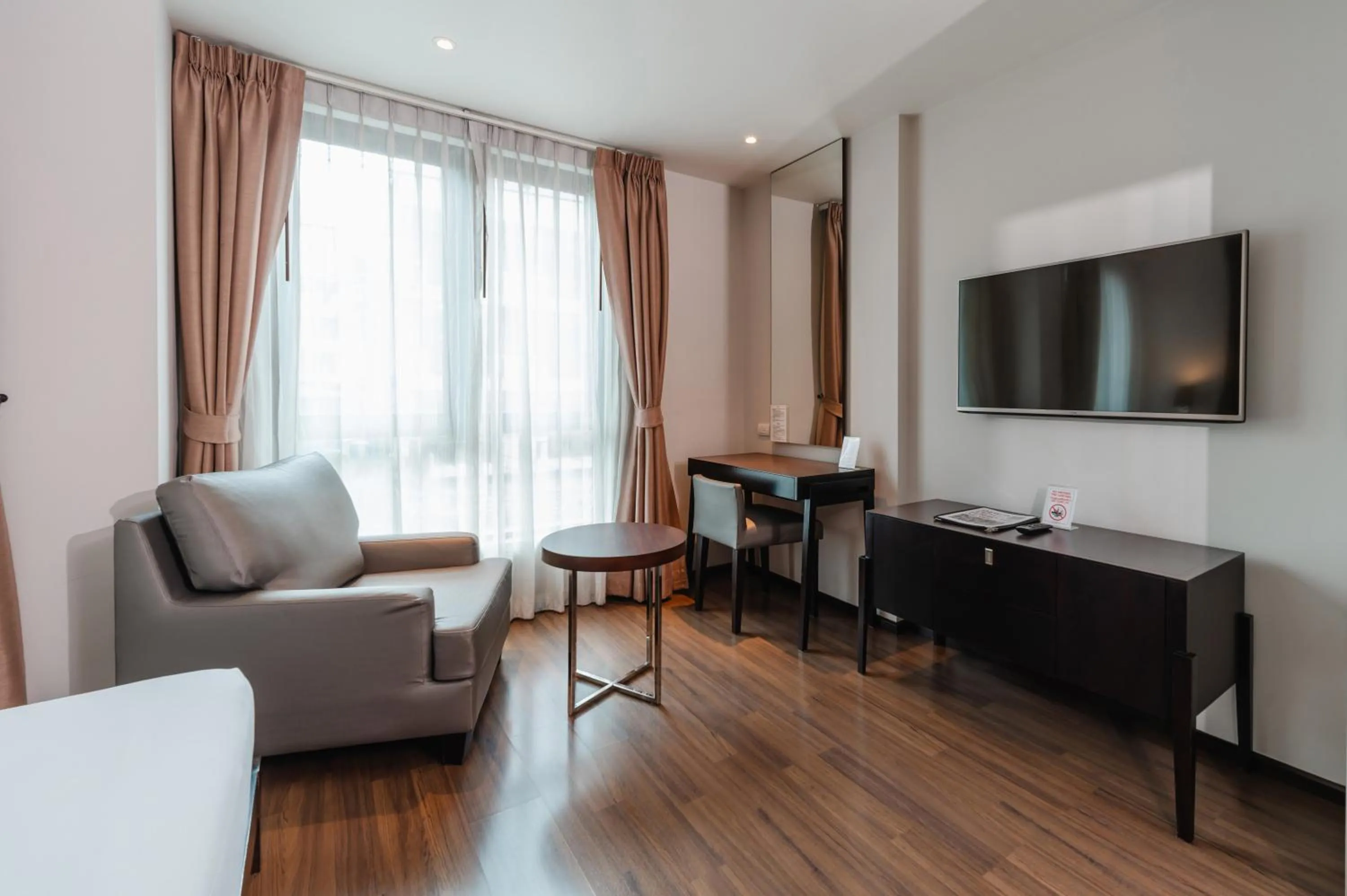 Seating area in The Dawin Hotel