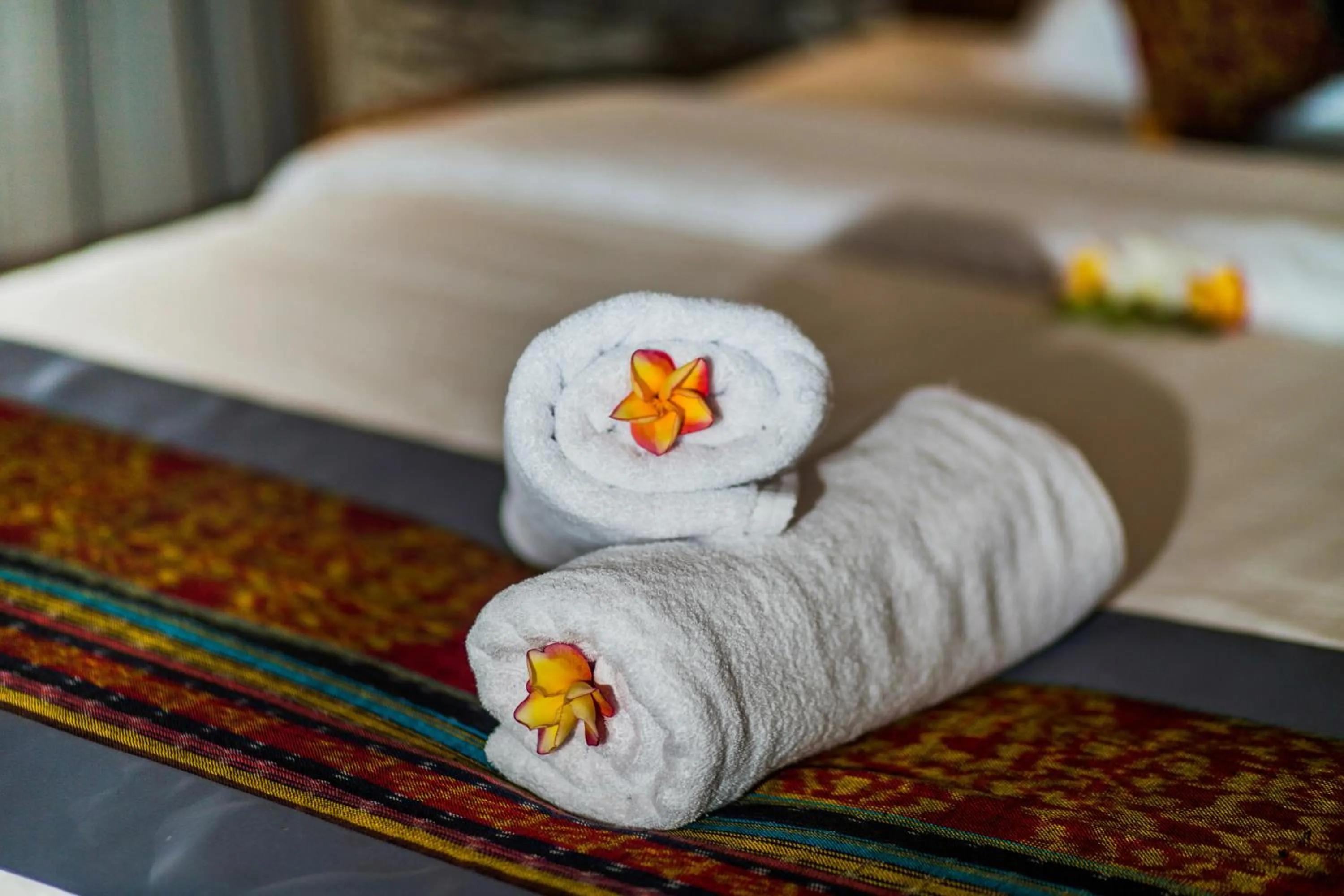 towels, Bed in 221 Garden Cottages