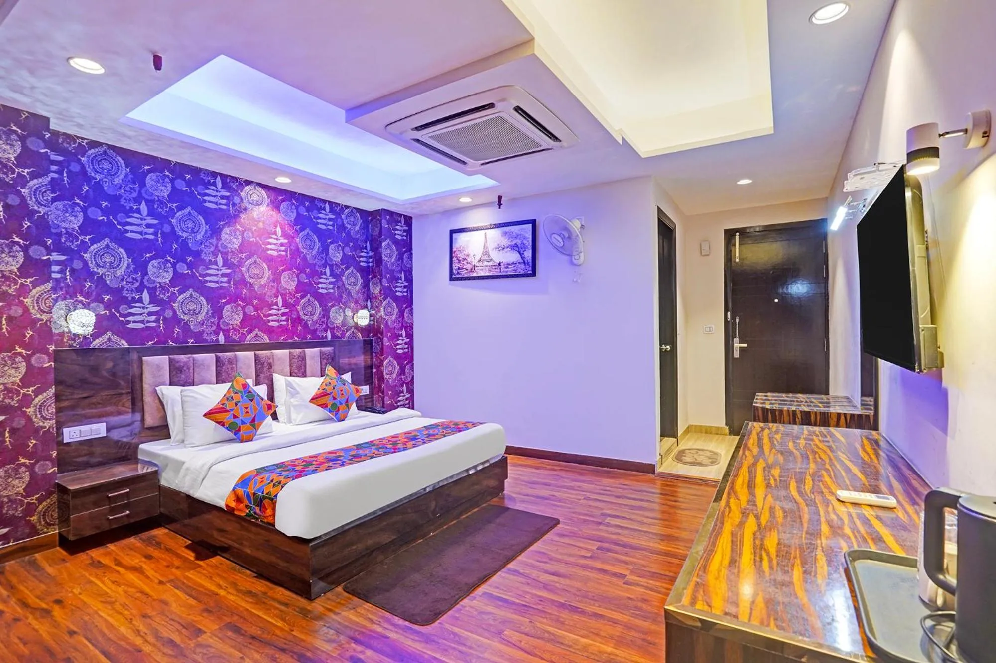 Bed in FabHotel Galaxy - Nr Patel Nagar Metro