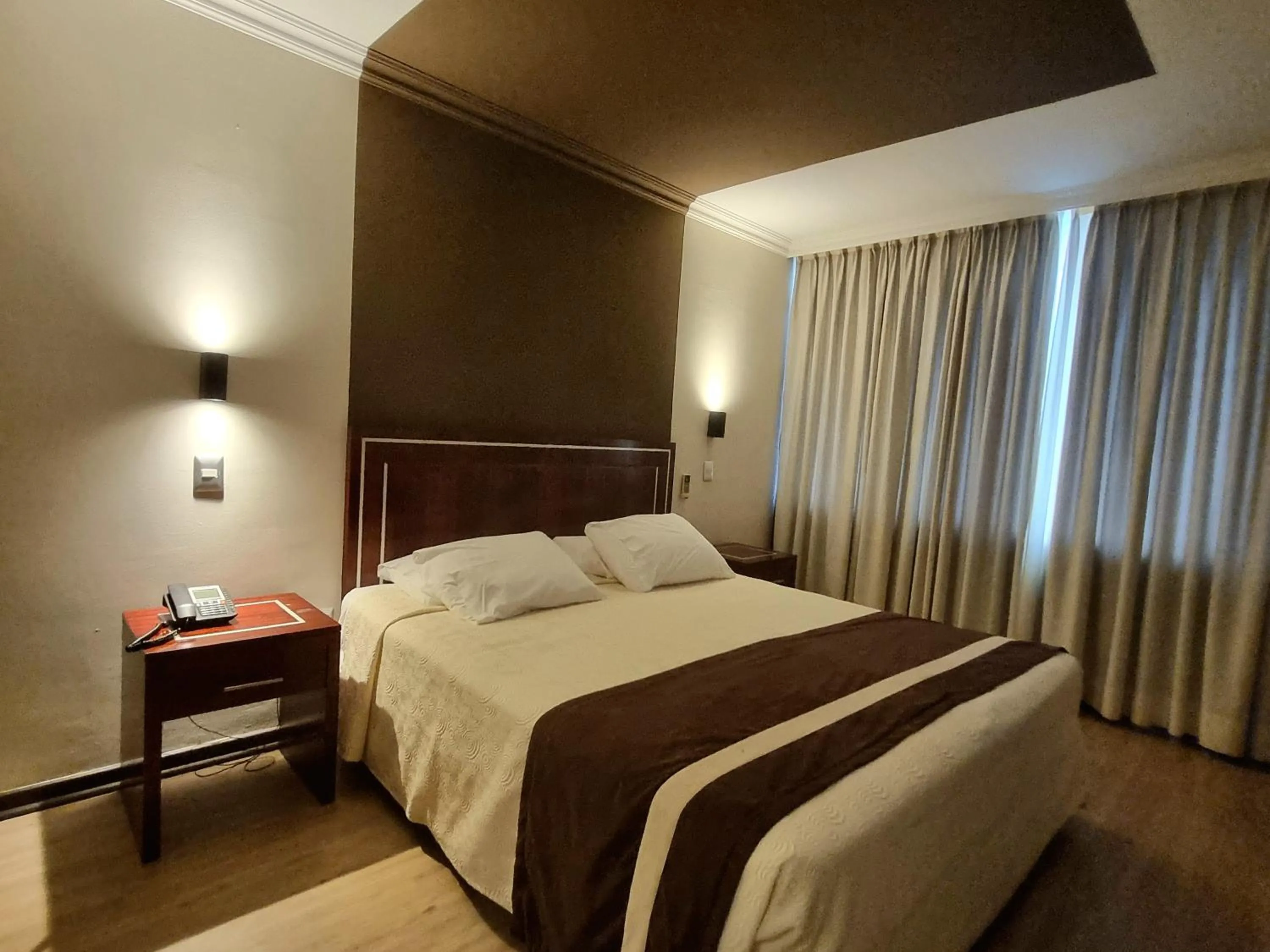 Bed in Hotel El Araucano