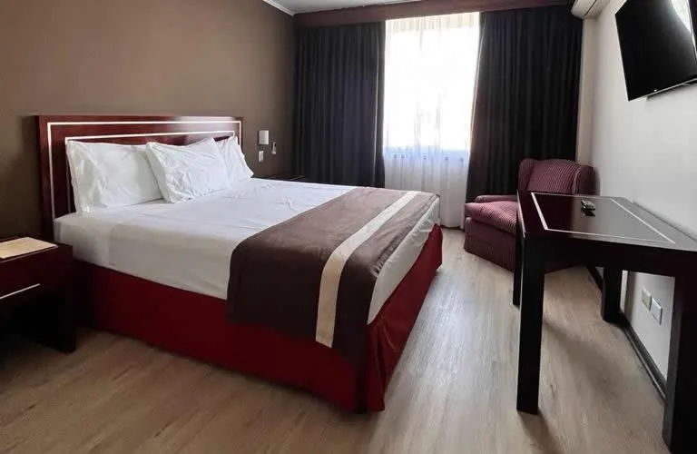 Bed in Hotel El Araucano