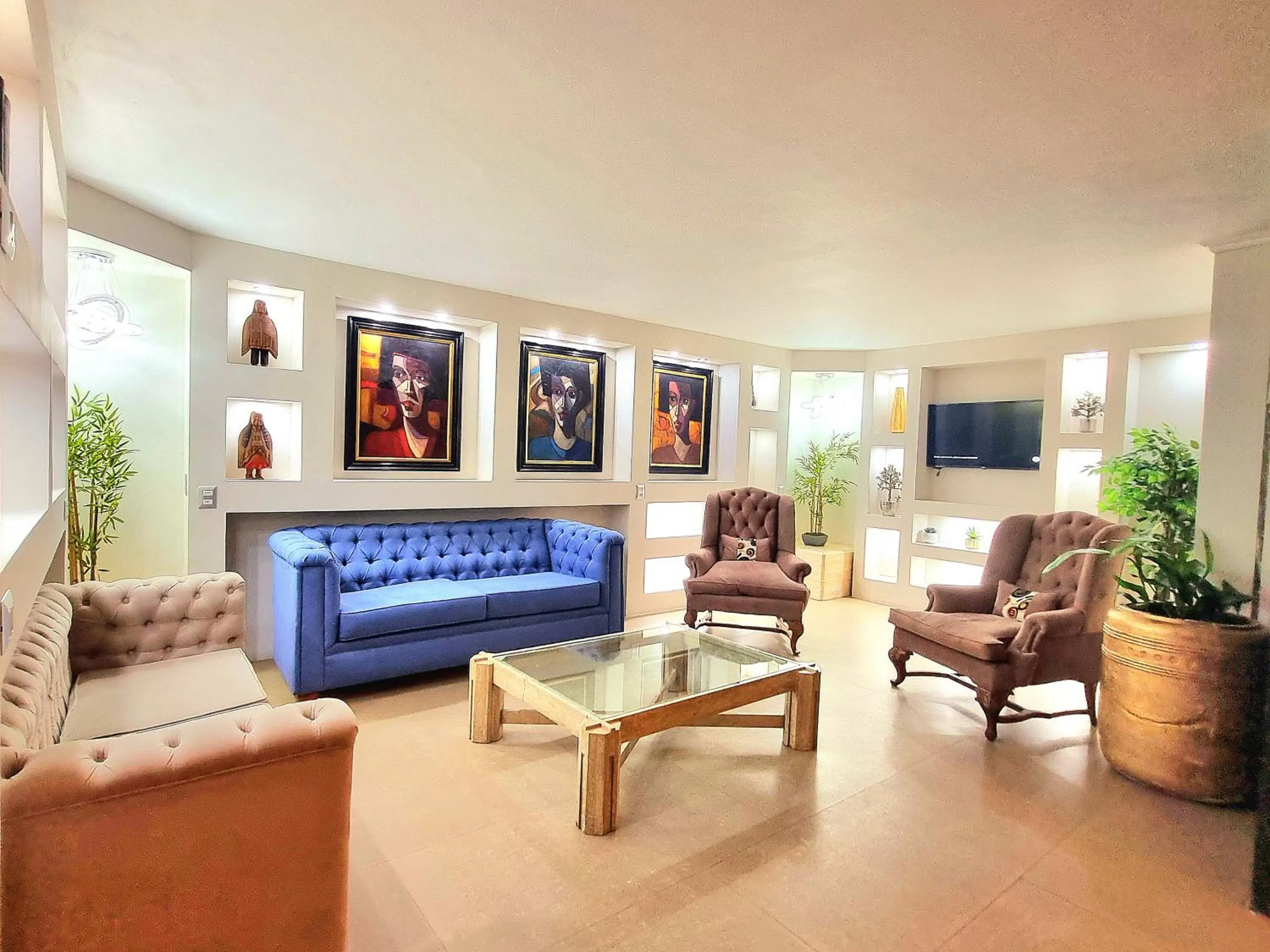 Living room in Hotel El Araucano