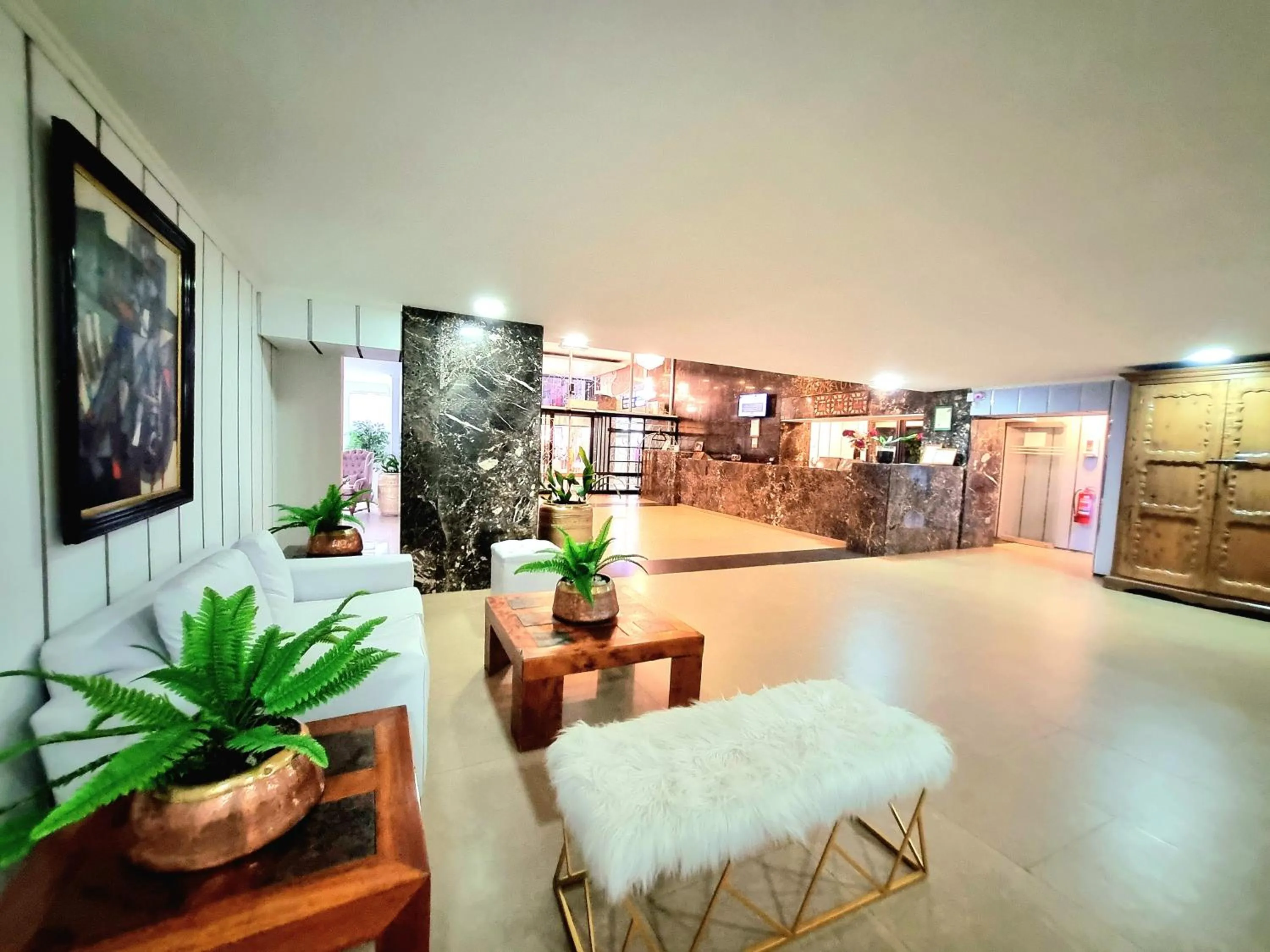 Living room in Hotel El Araucano