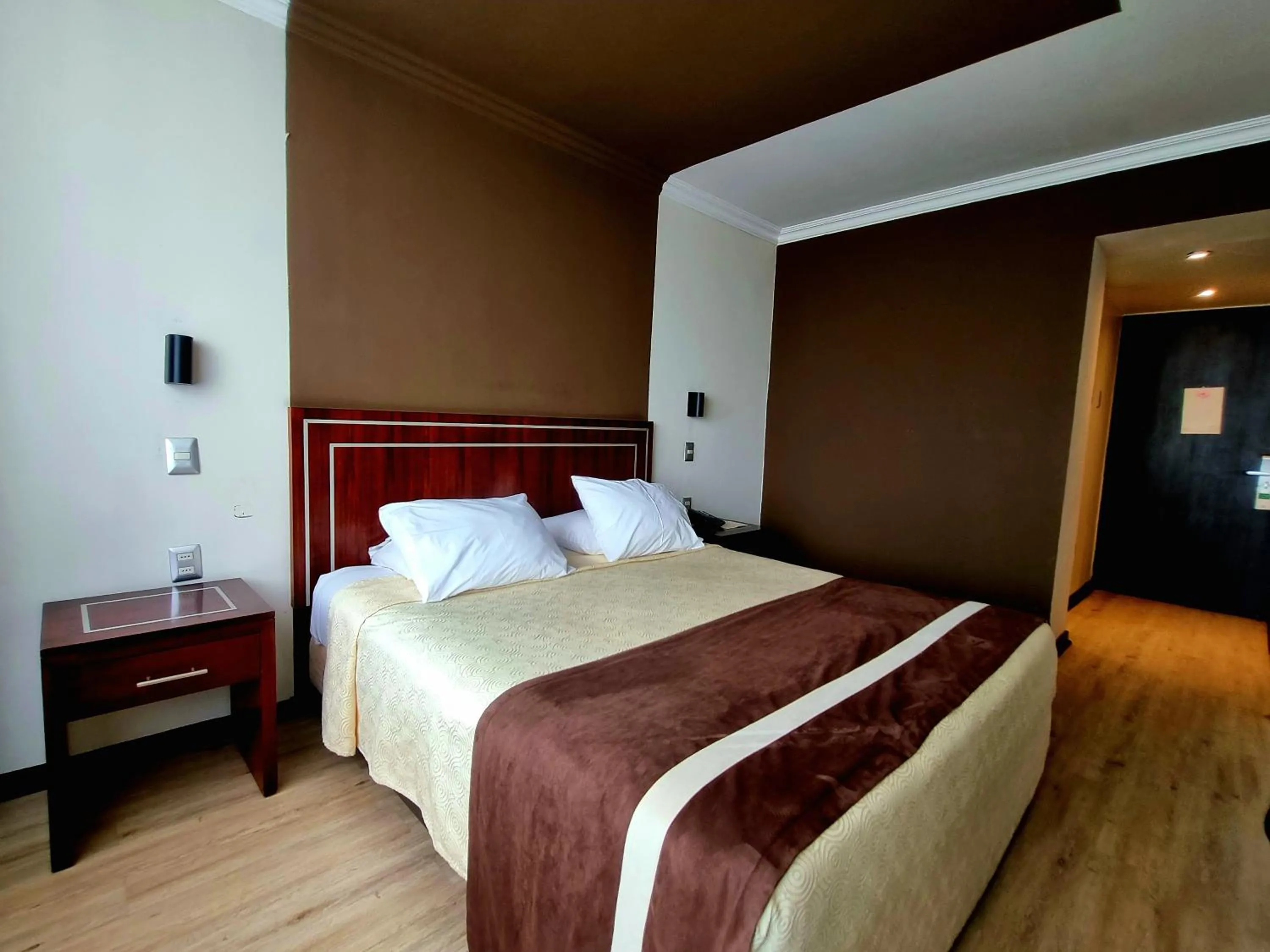 Bed in Hotel El Araucano