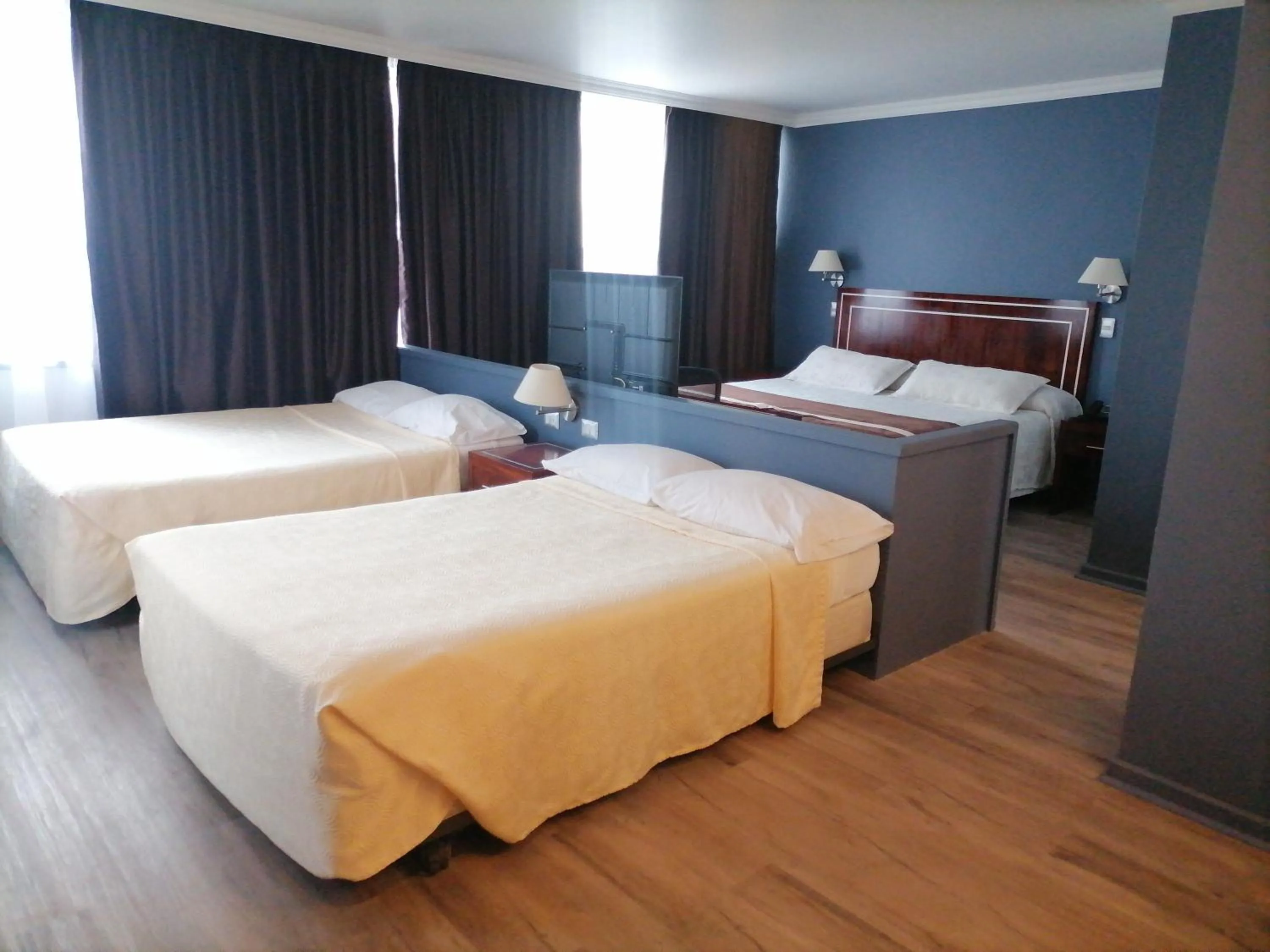 Bed in Hotel El Araucano