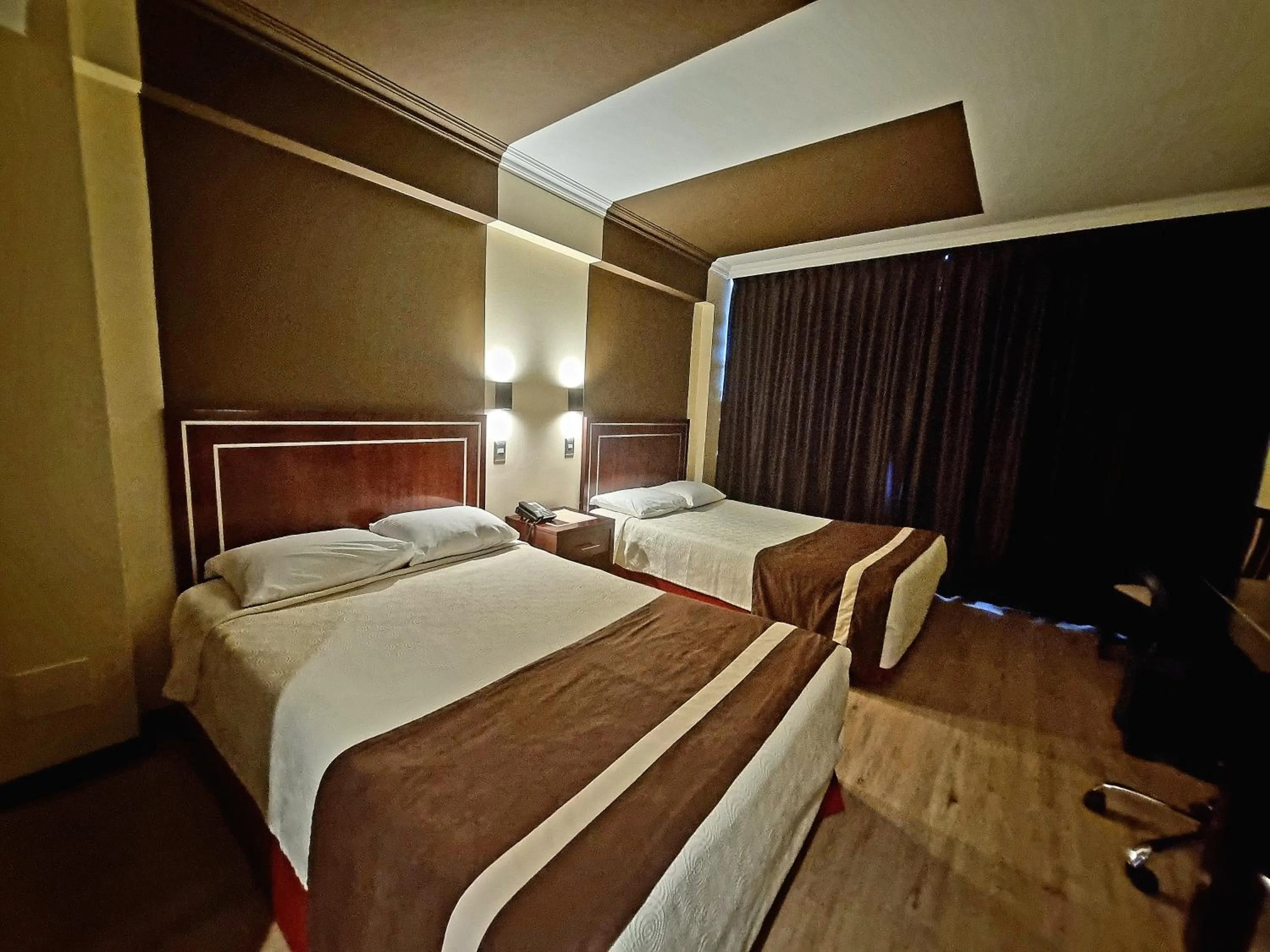 Bed in Hotel El Araucano