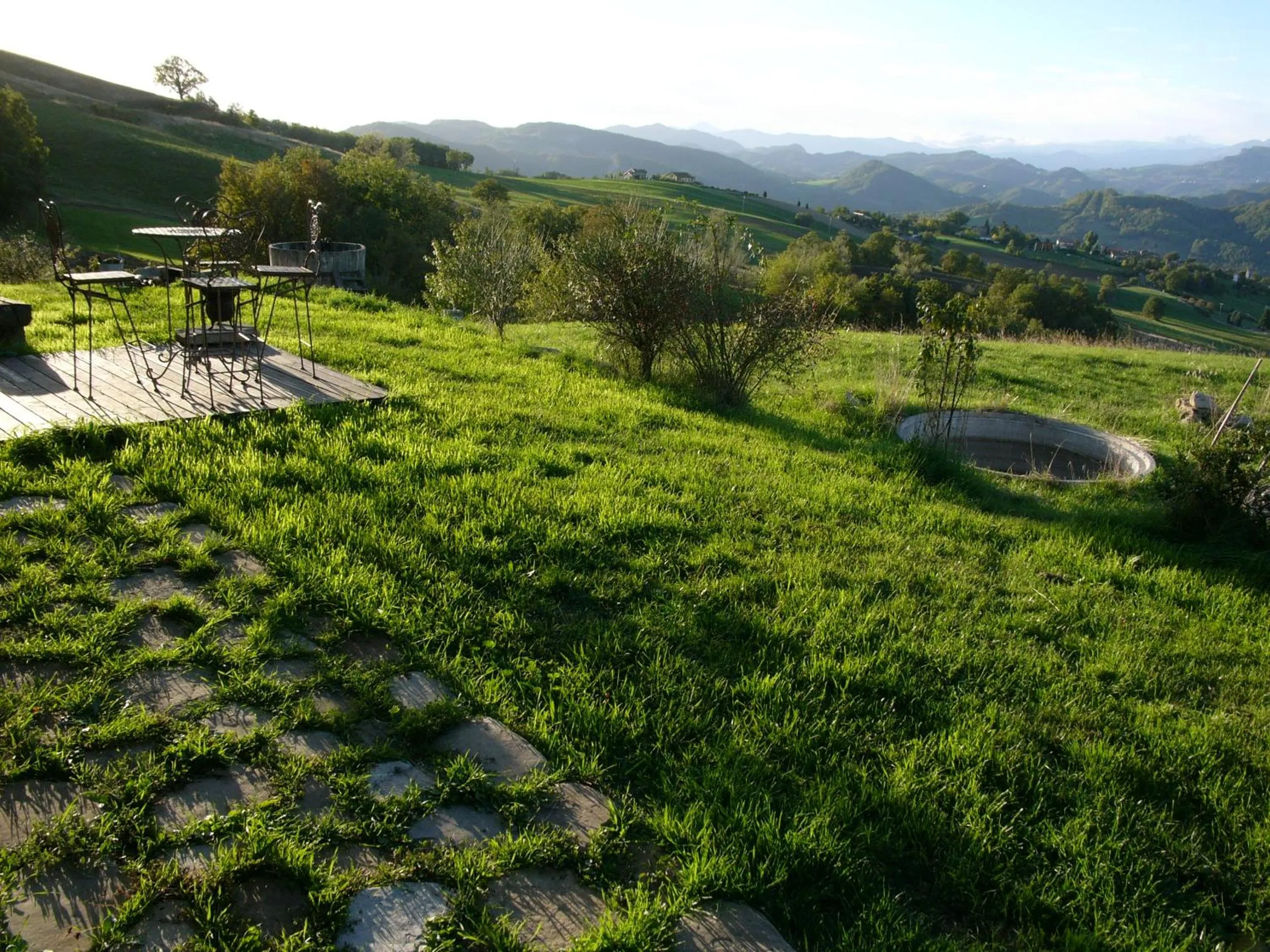Balcony/Terrace in Chalet Il Bosco dei Mille Frutti