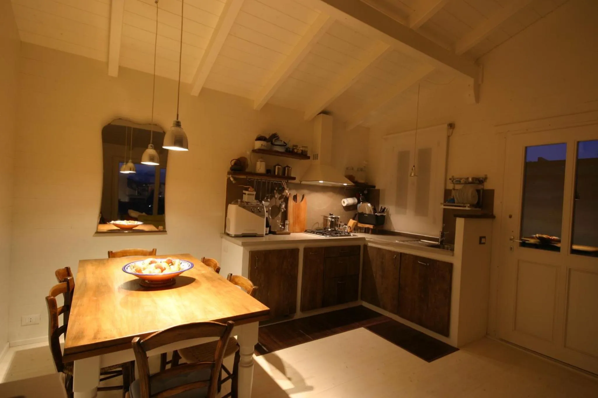 Kitchen or kitchenette in Chalet Il Bosco dei Mille Frutti