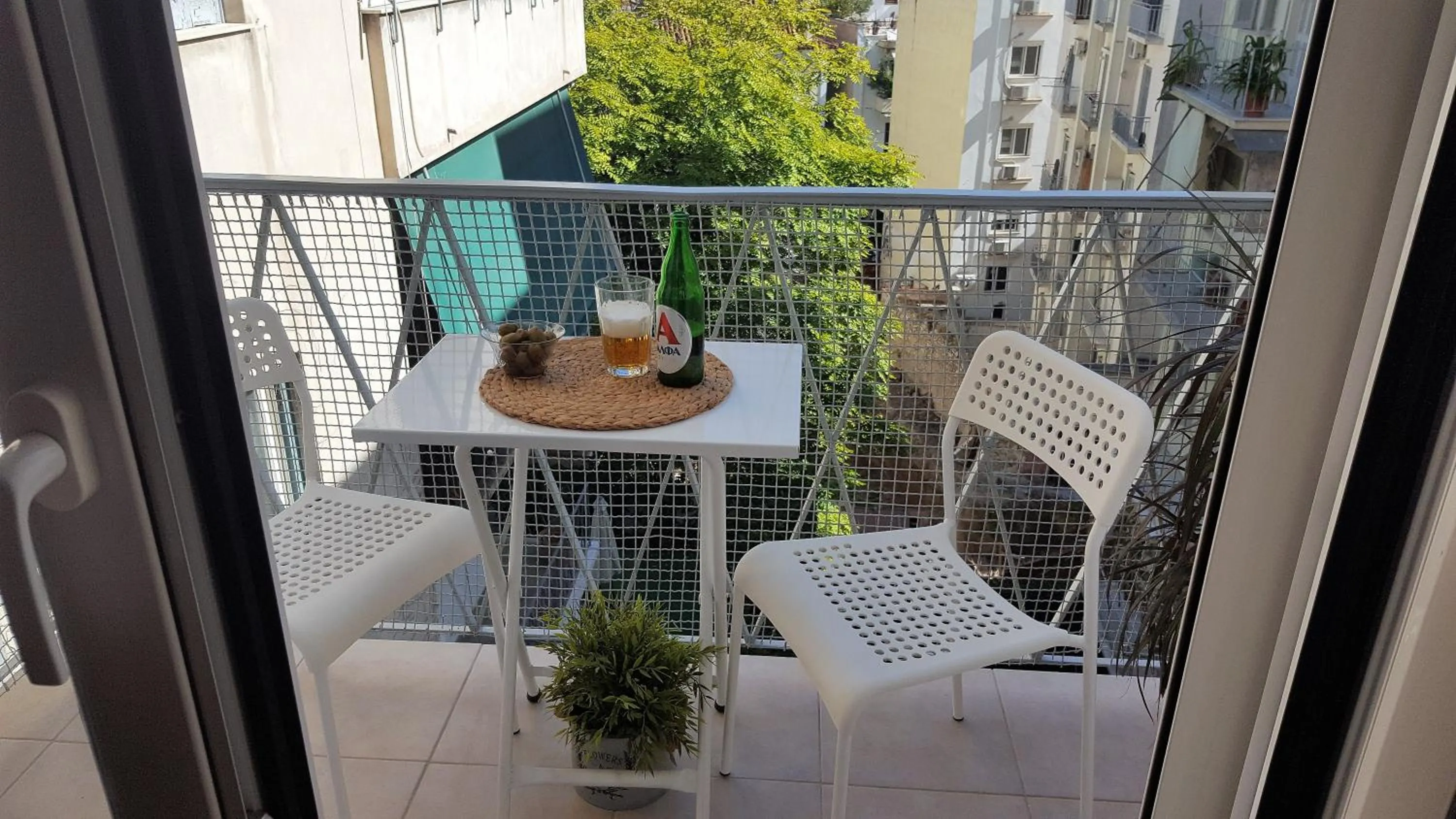 Food close-up in Acropolis Heart