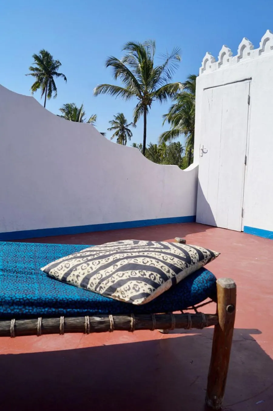 sunbed in Laguna Palace Zanzibar