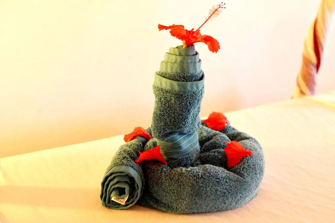 Bed in Laguna Palace Zanzibar