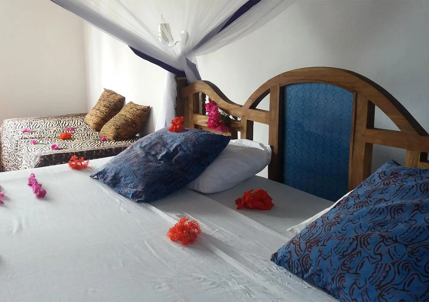 Bed in Laguna Palace Zanzibar