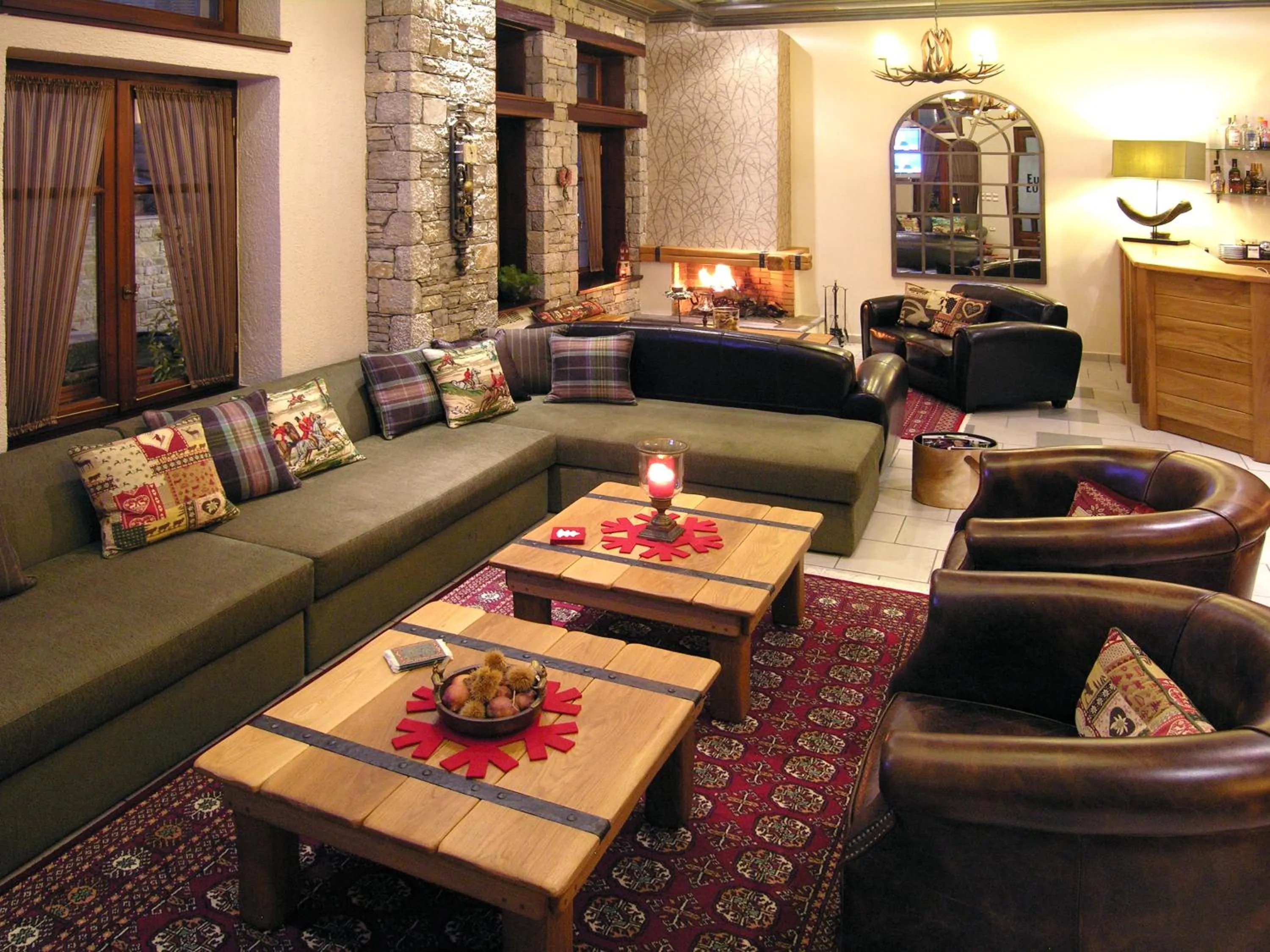 Lounge or bar in Ef Zin Hotel Arachova