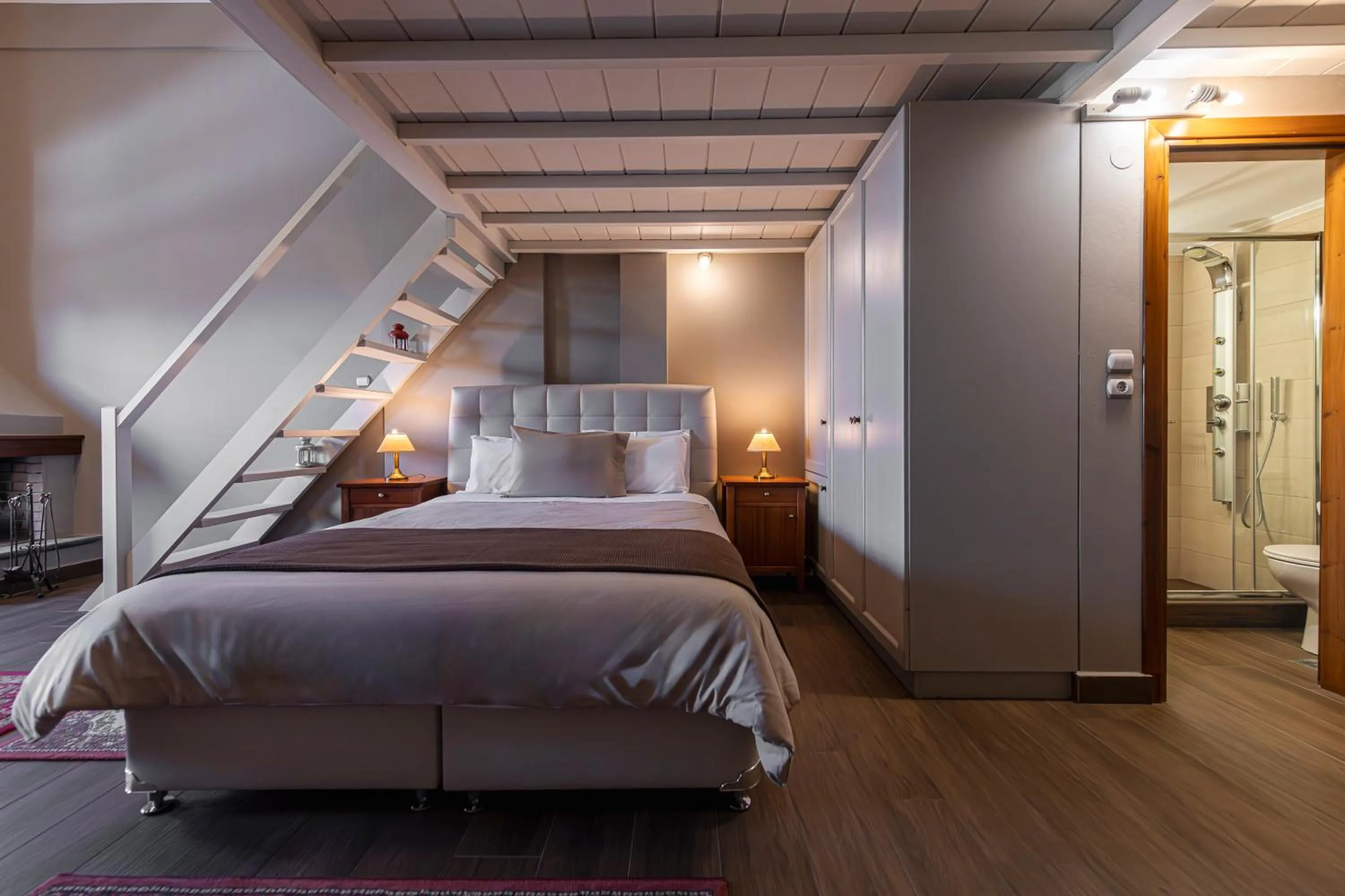 Bed in Ef Zin Hotel Arachova