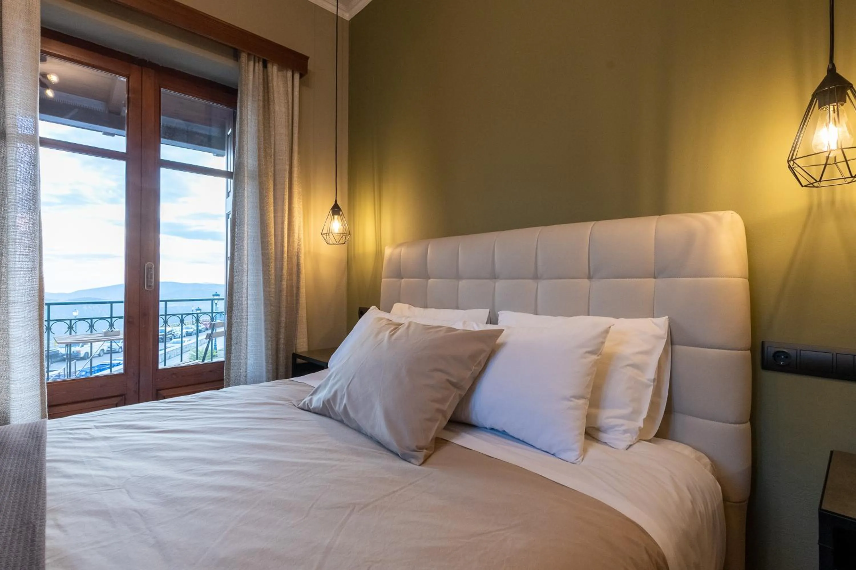 Bed in Ef Zin Hotel Arachova