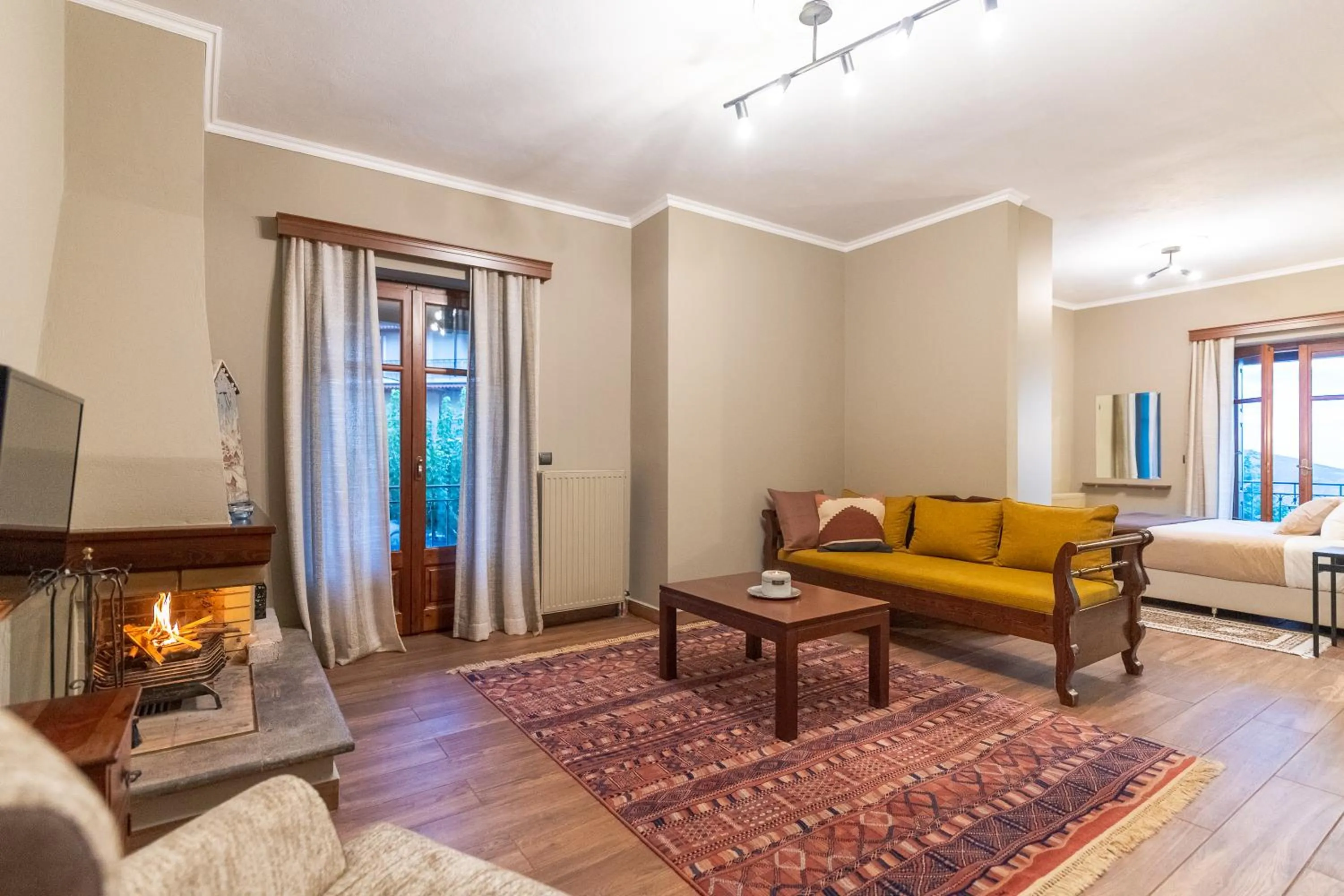 Bed in Ef Zin Hotel Arachova