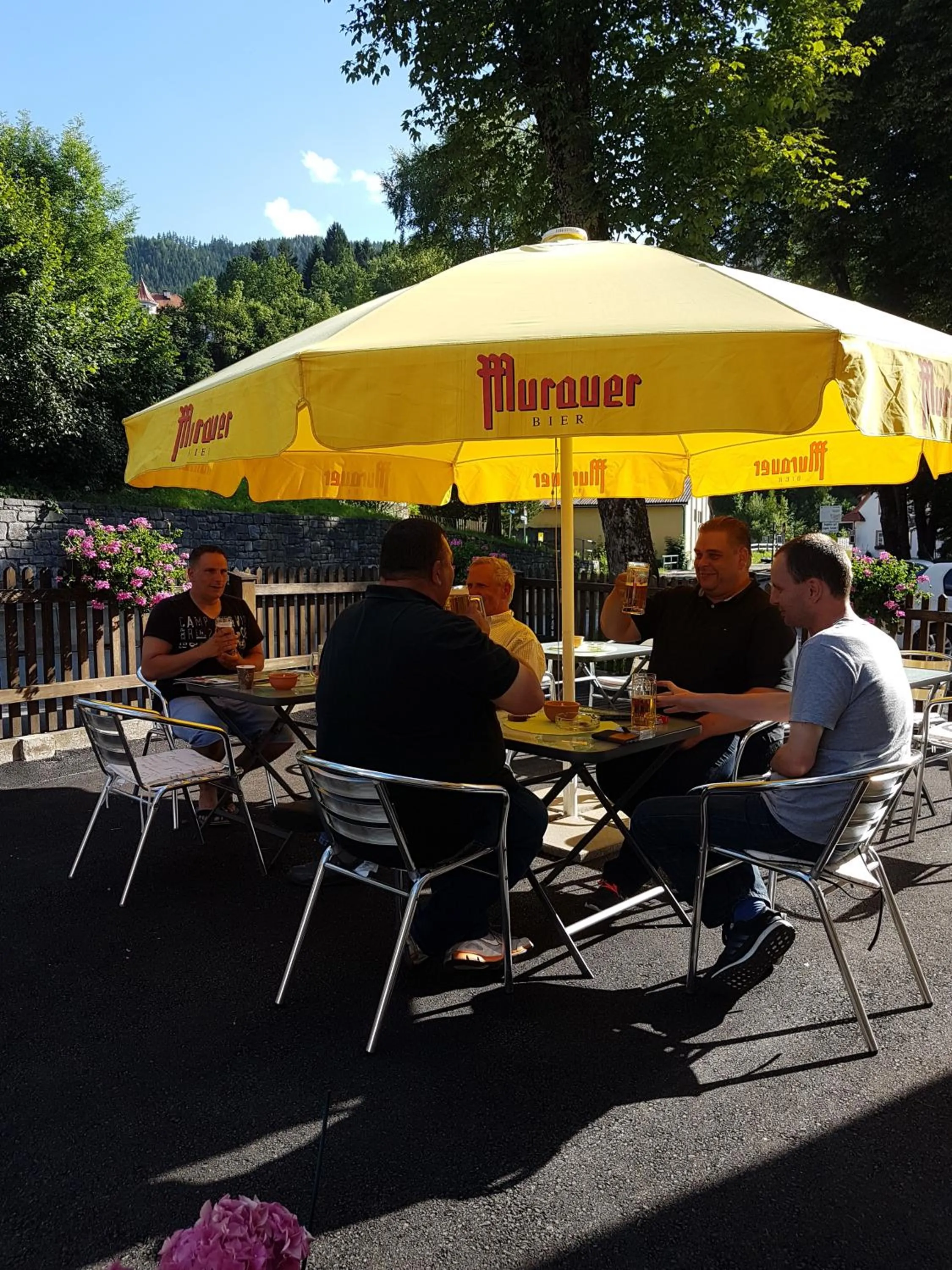 Balcony/Terrace in Hotel Alpin Murau