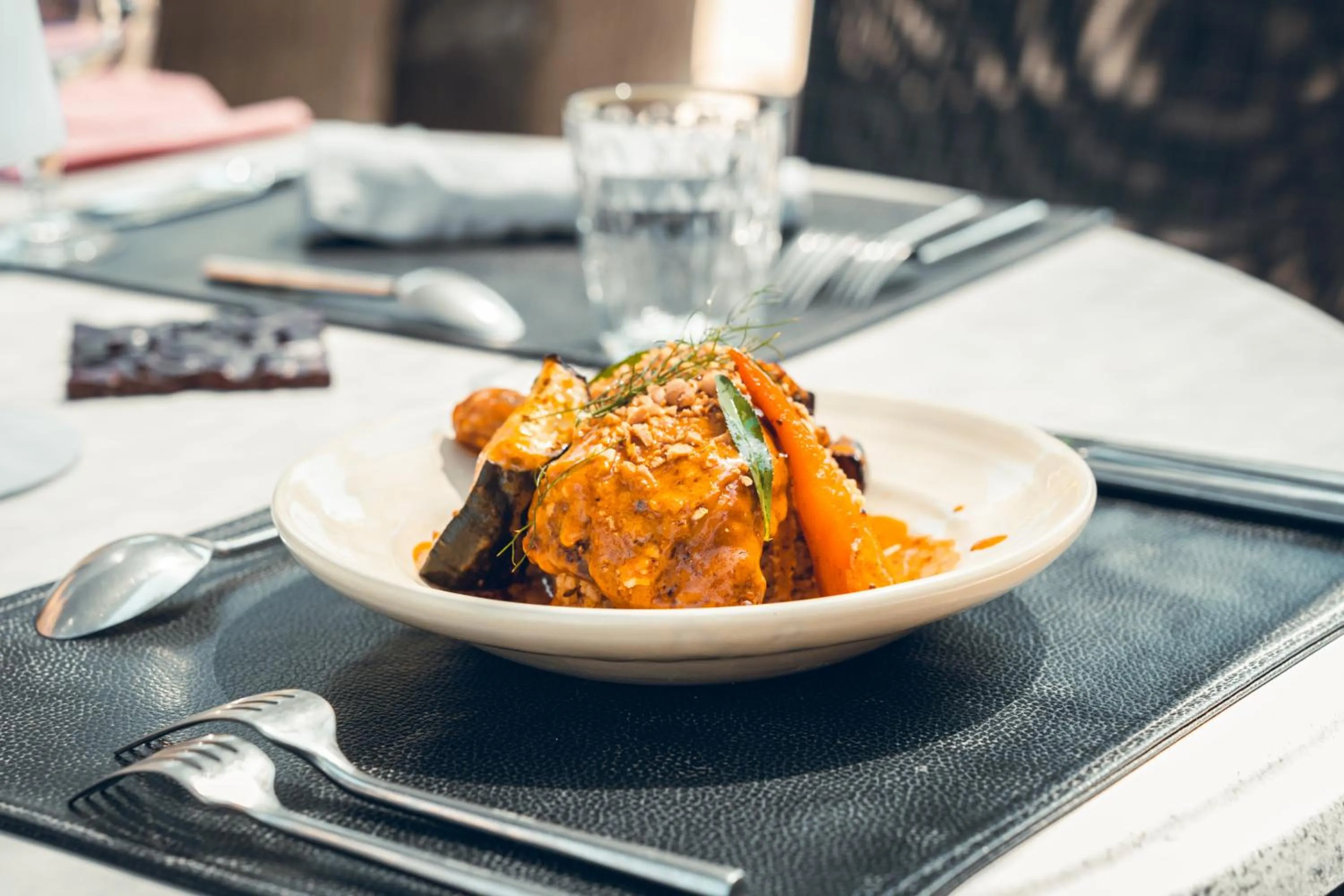 Food close-up in Logis Hôtel La Magnanerie - Côté Bistro