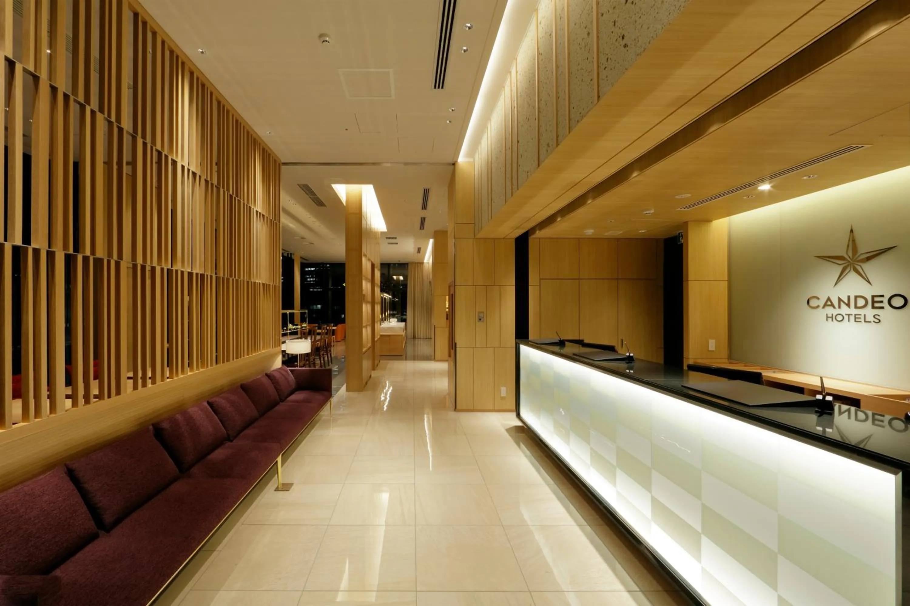 Lobby or reception in Candeo Hotels Tokyo Shimbashi