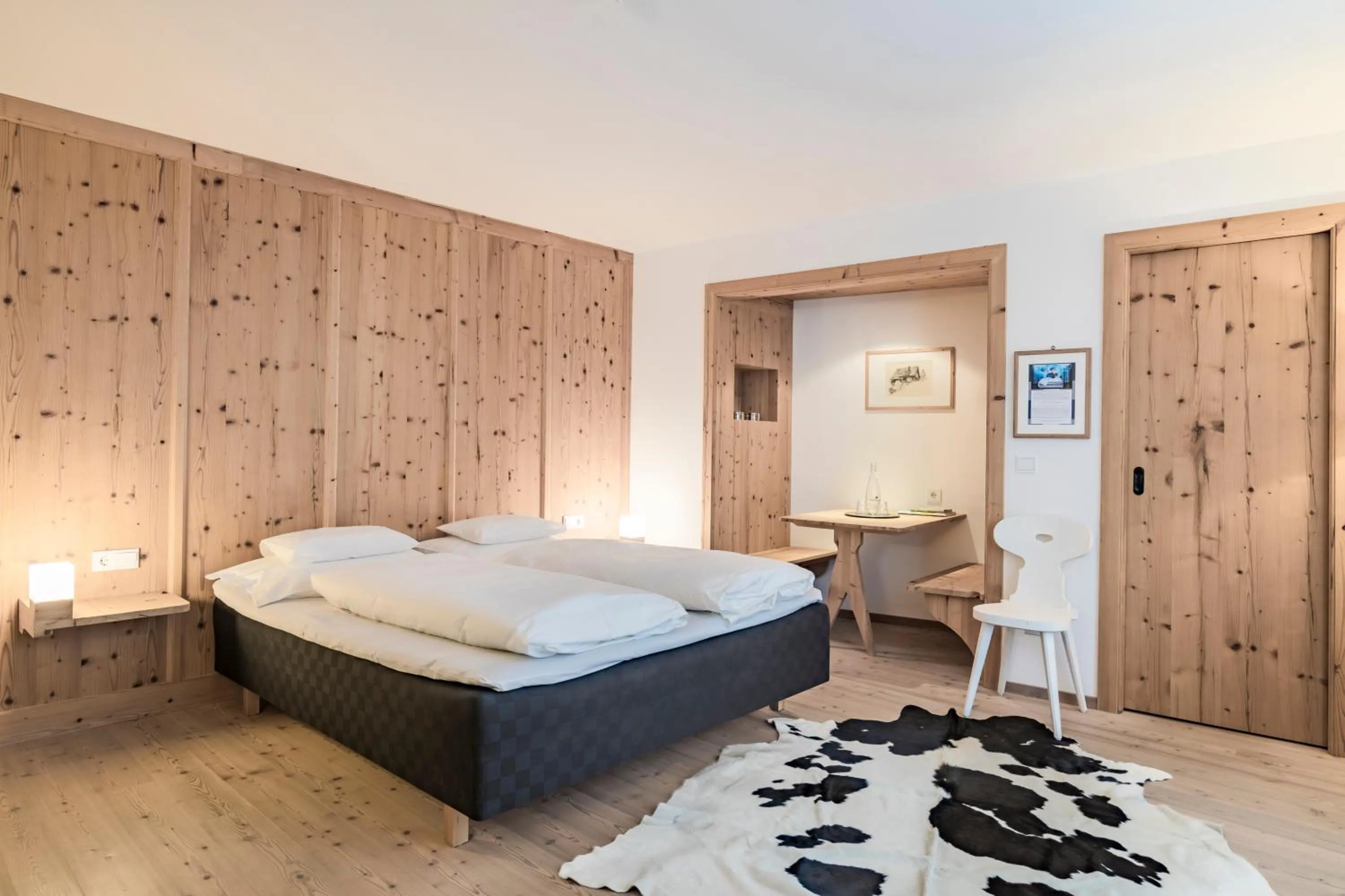 Bed in Hotel Drumlerhof