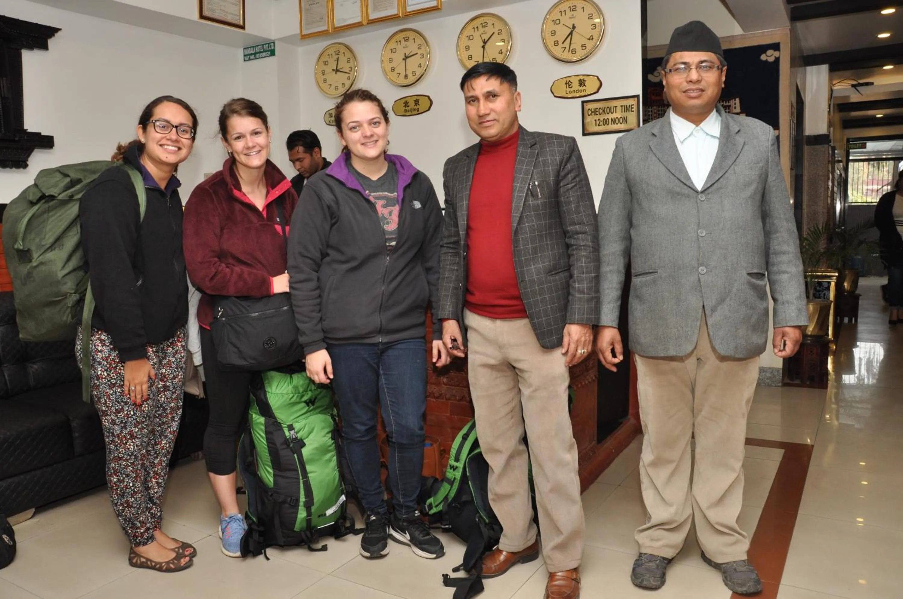 Staff in Mandala Hotel Kathmandu