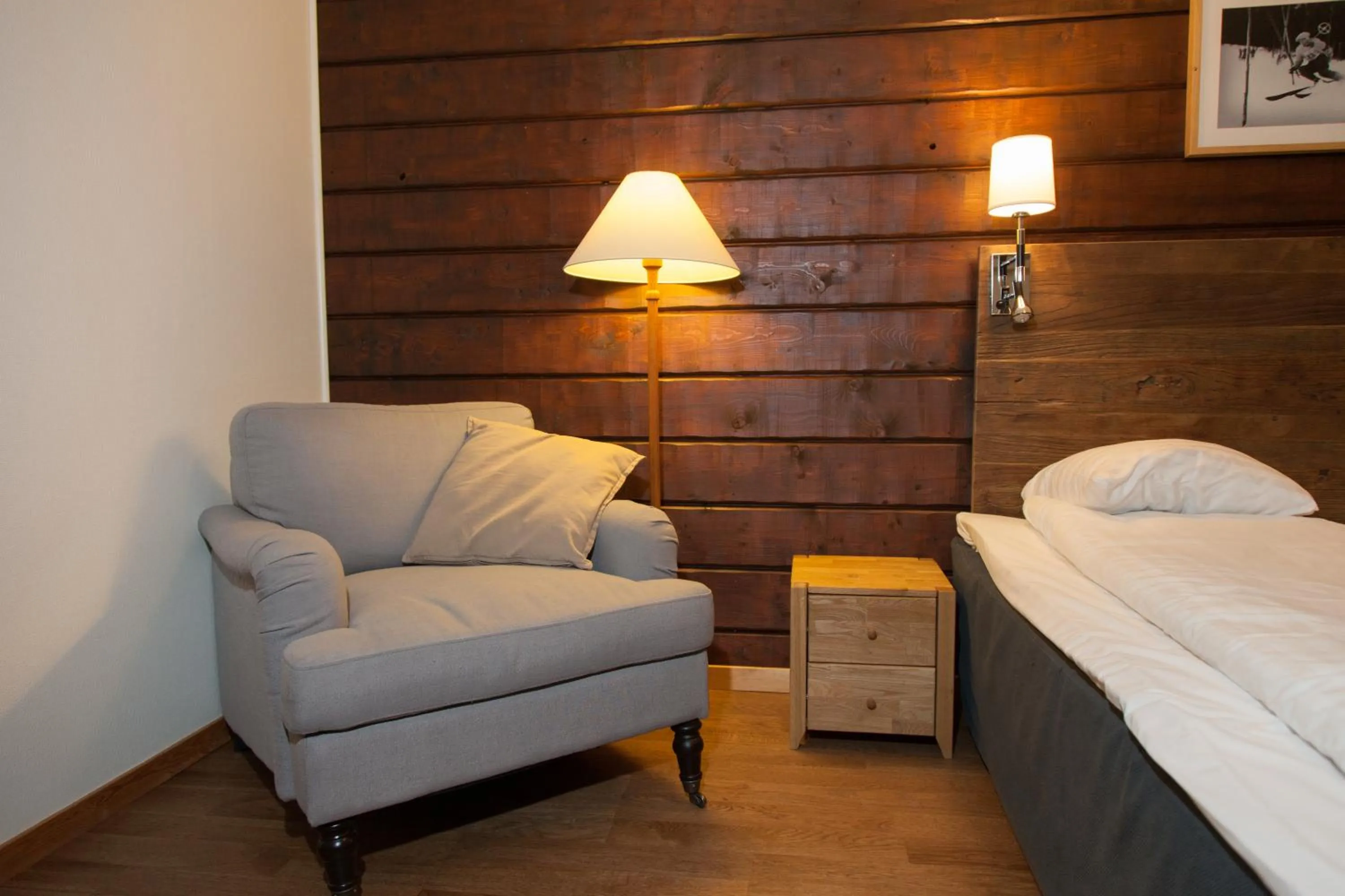 Bed in Eriksgårdens Fjällhotell