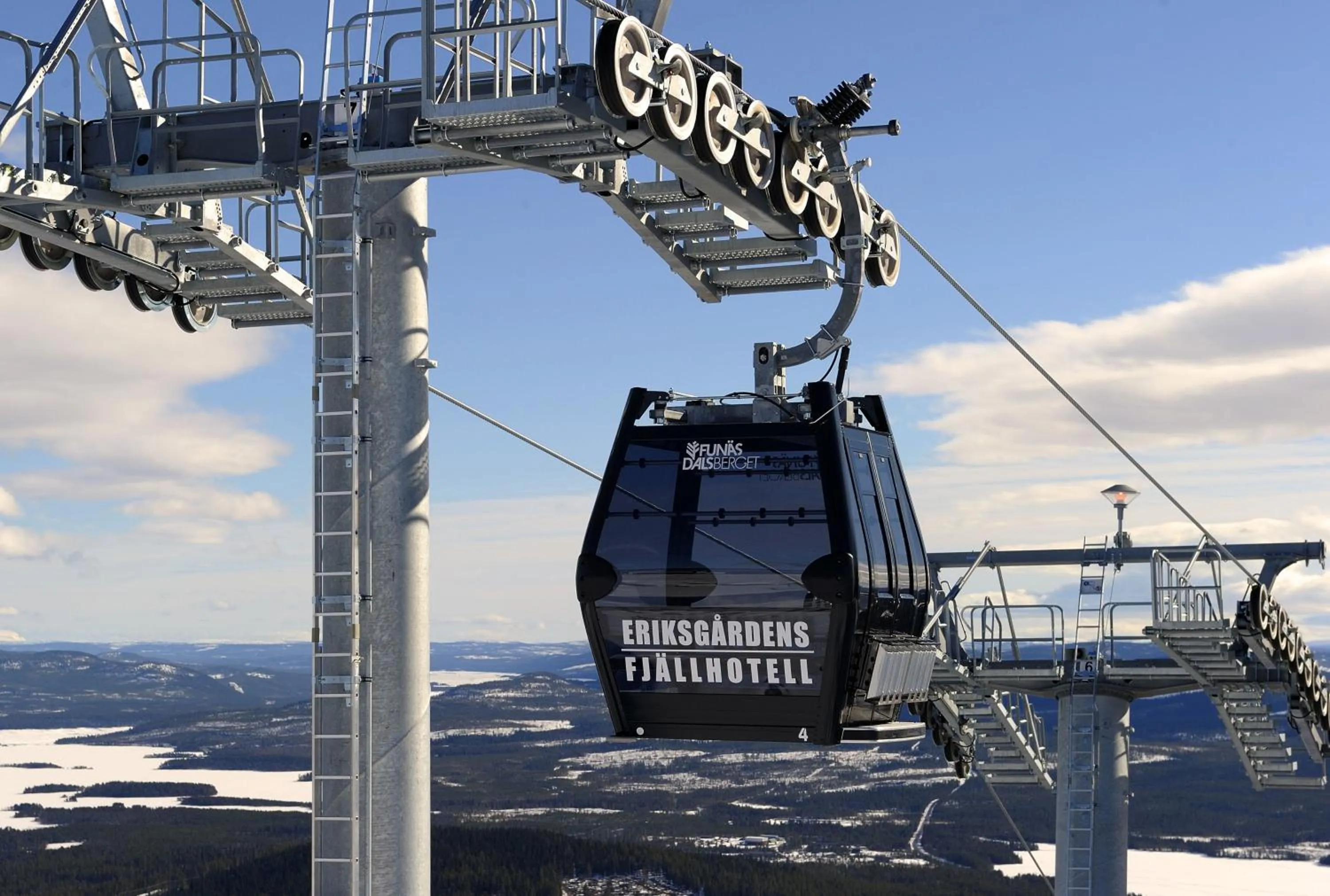 Skiing in Eriksgårdens Fjällhotell