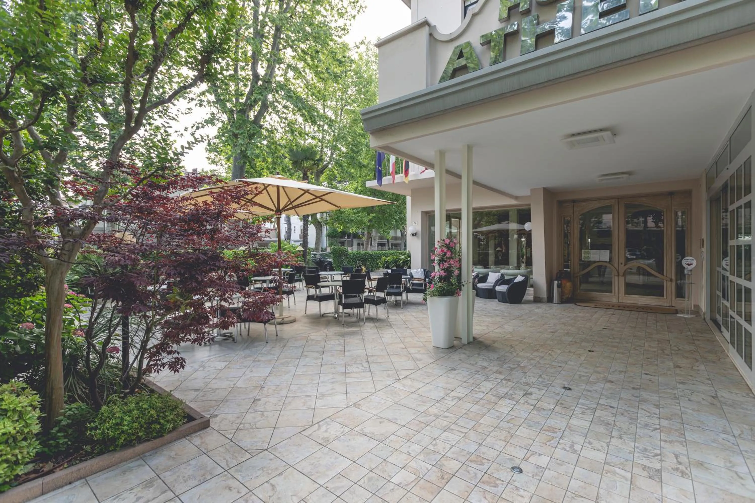 Garden in Hotel Athena