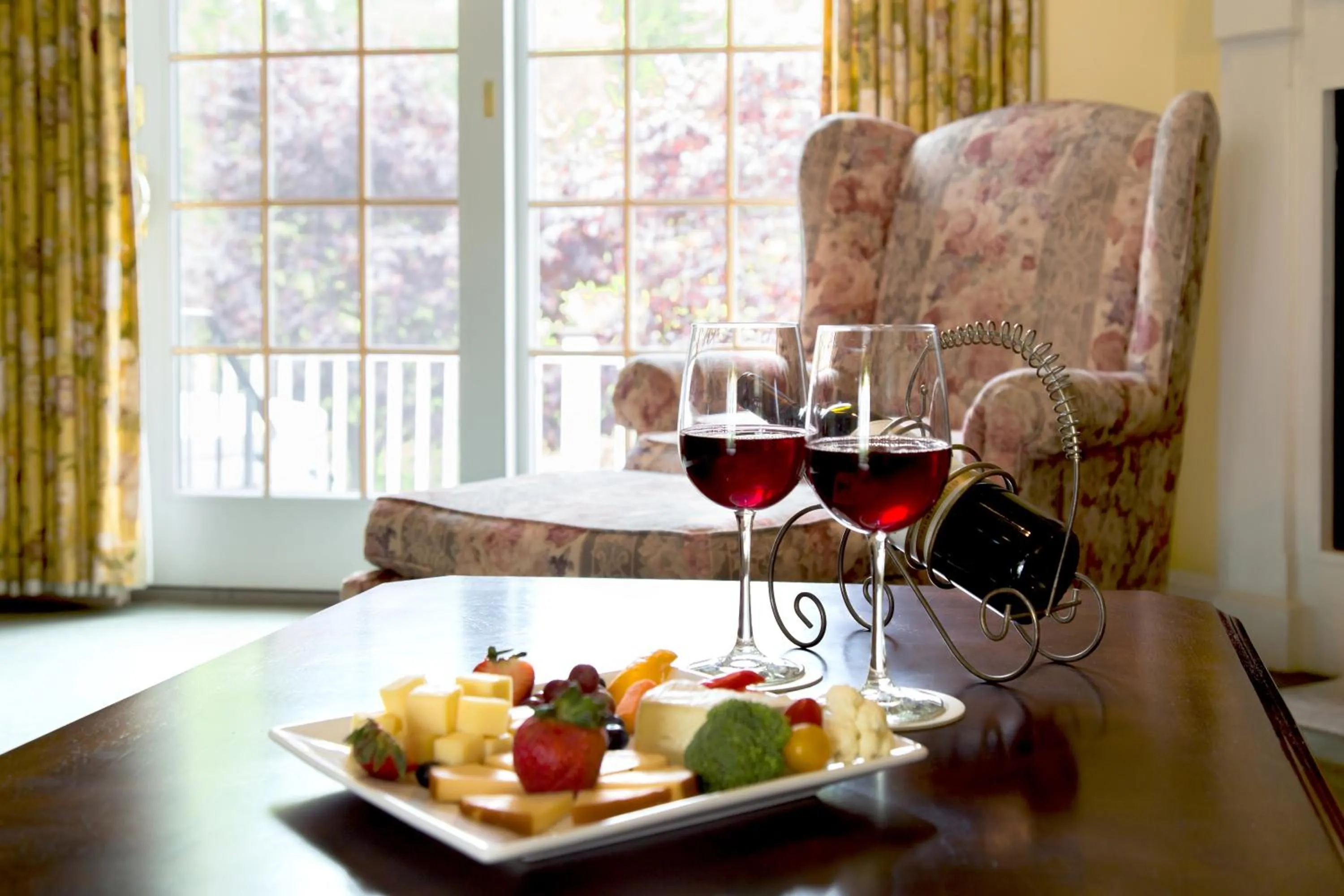 Seating area in Queen Anne Inn