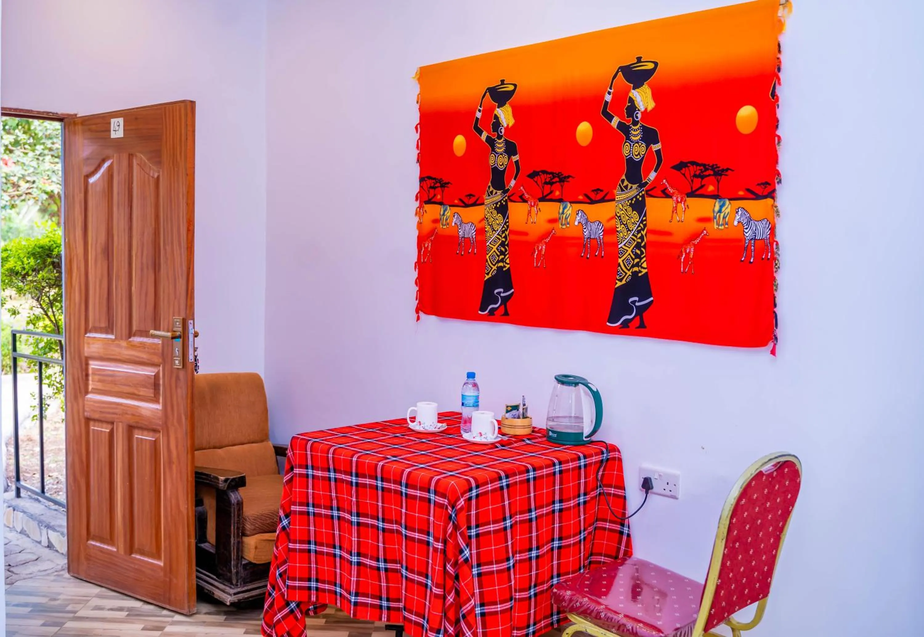 Seating area in Kilimanjaro Loitokitok Resort