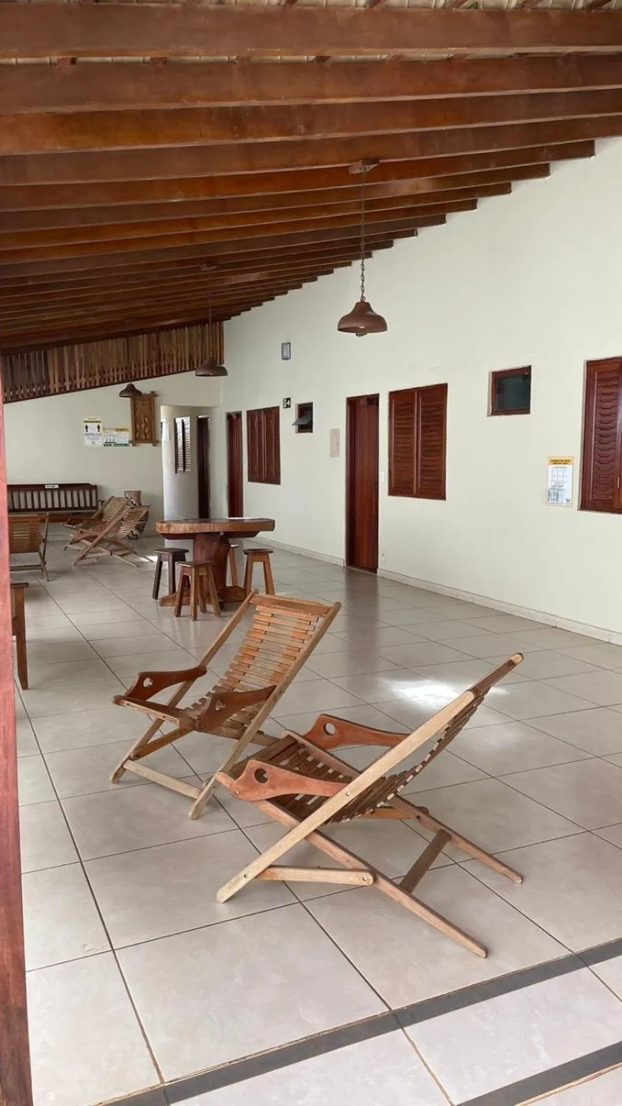 Seating area in Pousada Remanso