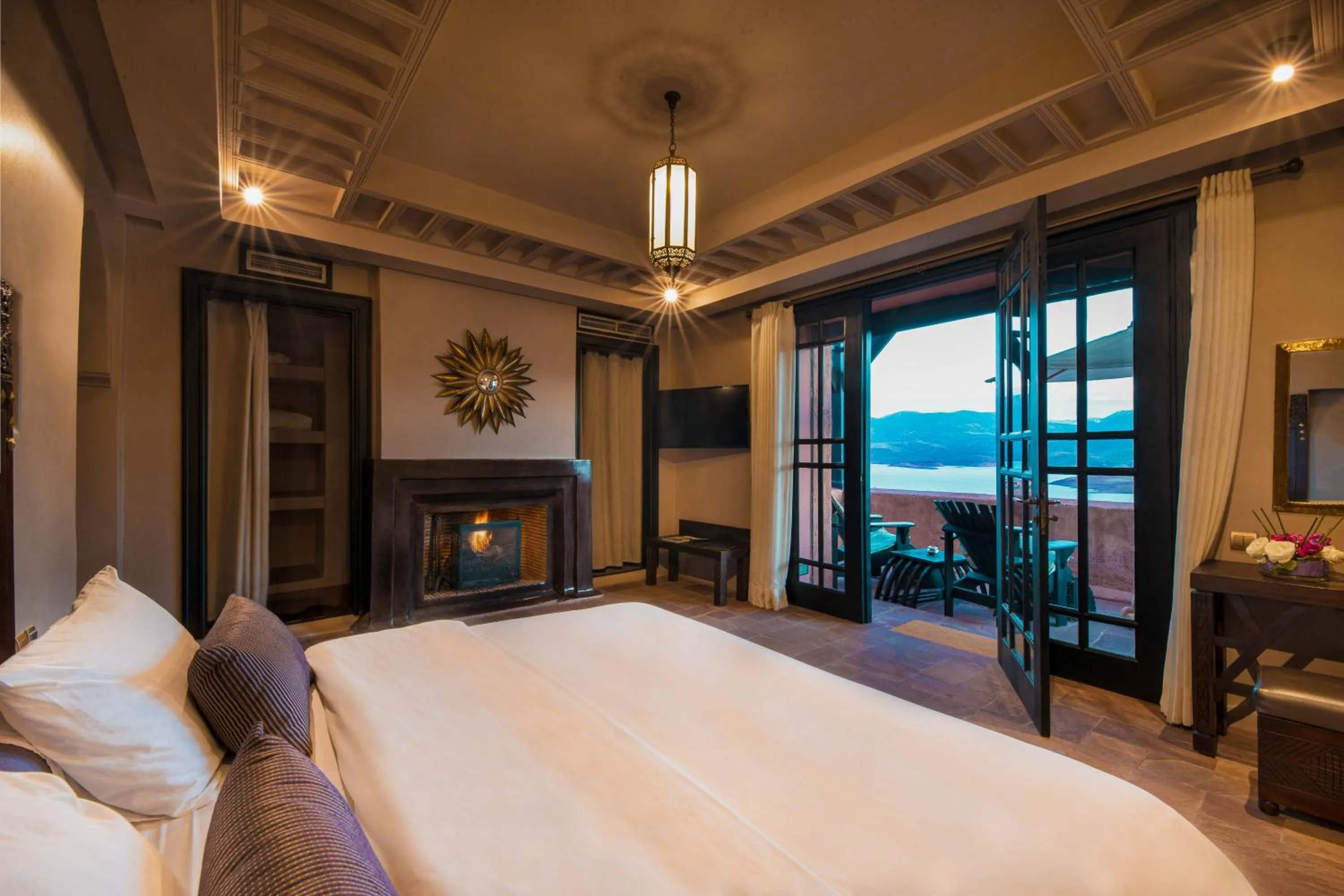 Seating area, Bed in Widiane Resort