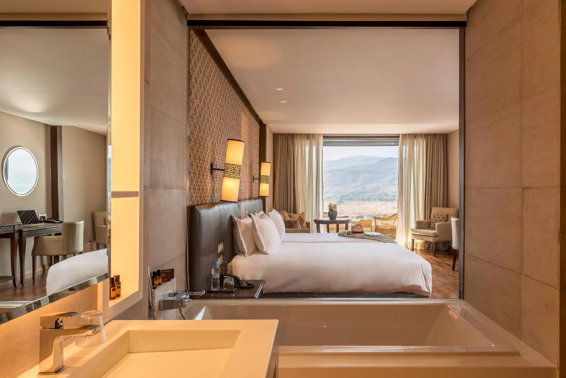 Bathroom, Bed in Widiane Resort