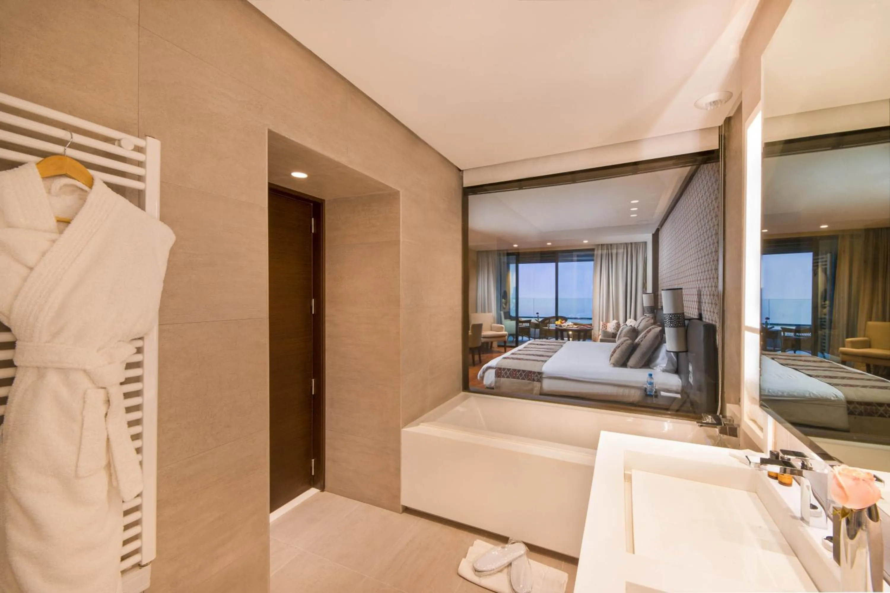 Bathroom, Bed in Widiane Resort