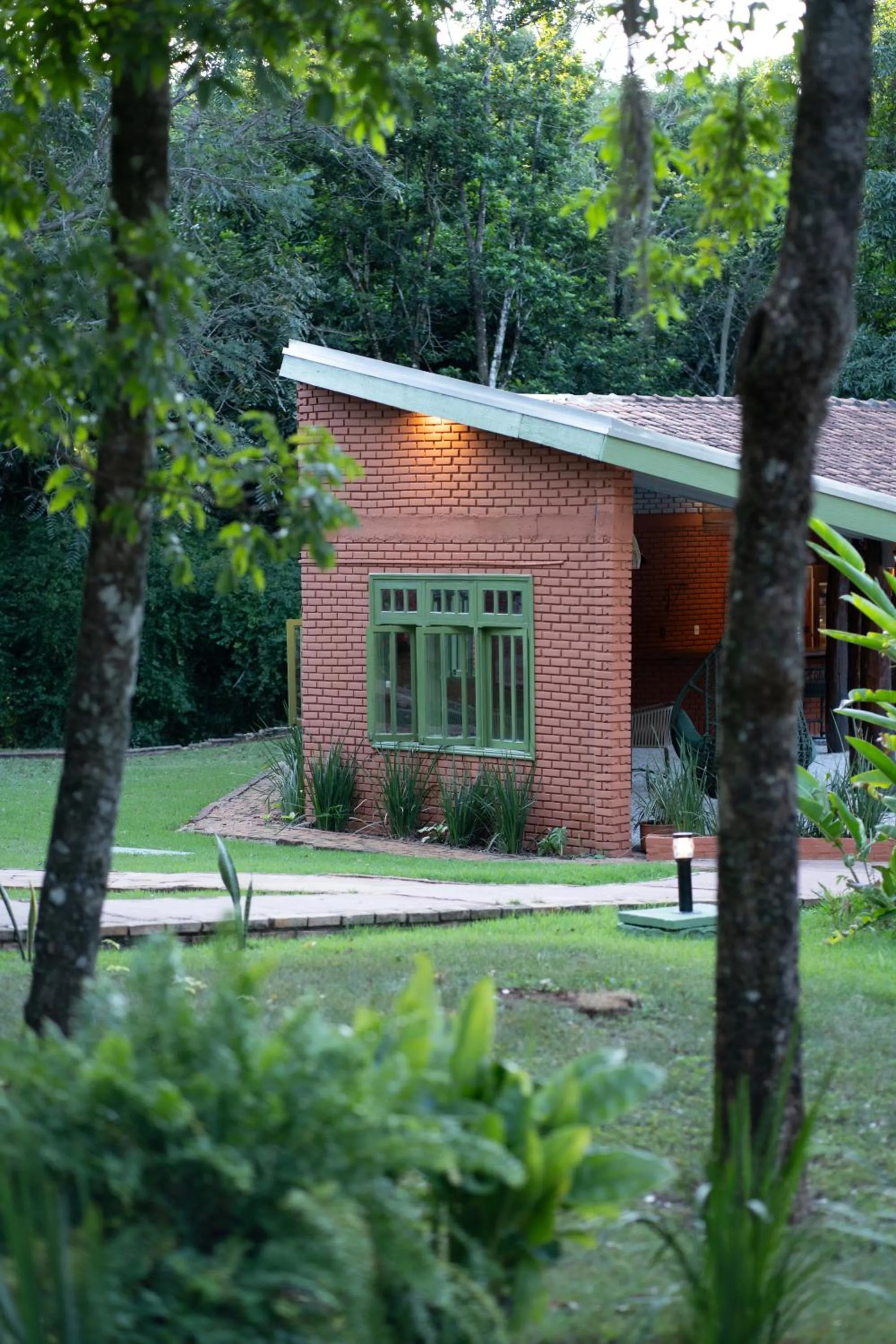 Garden view in Pousada Olho D'Água