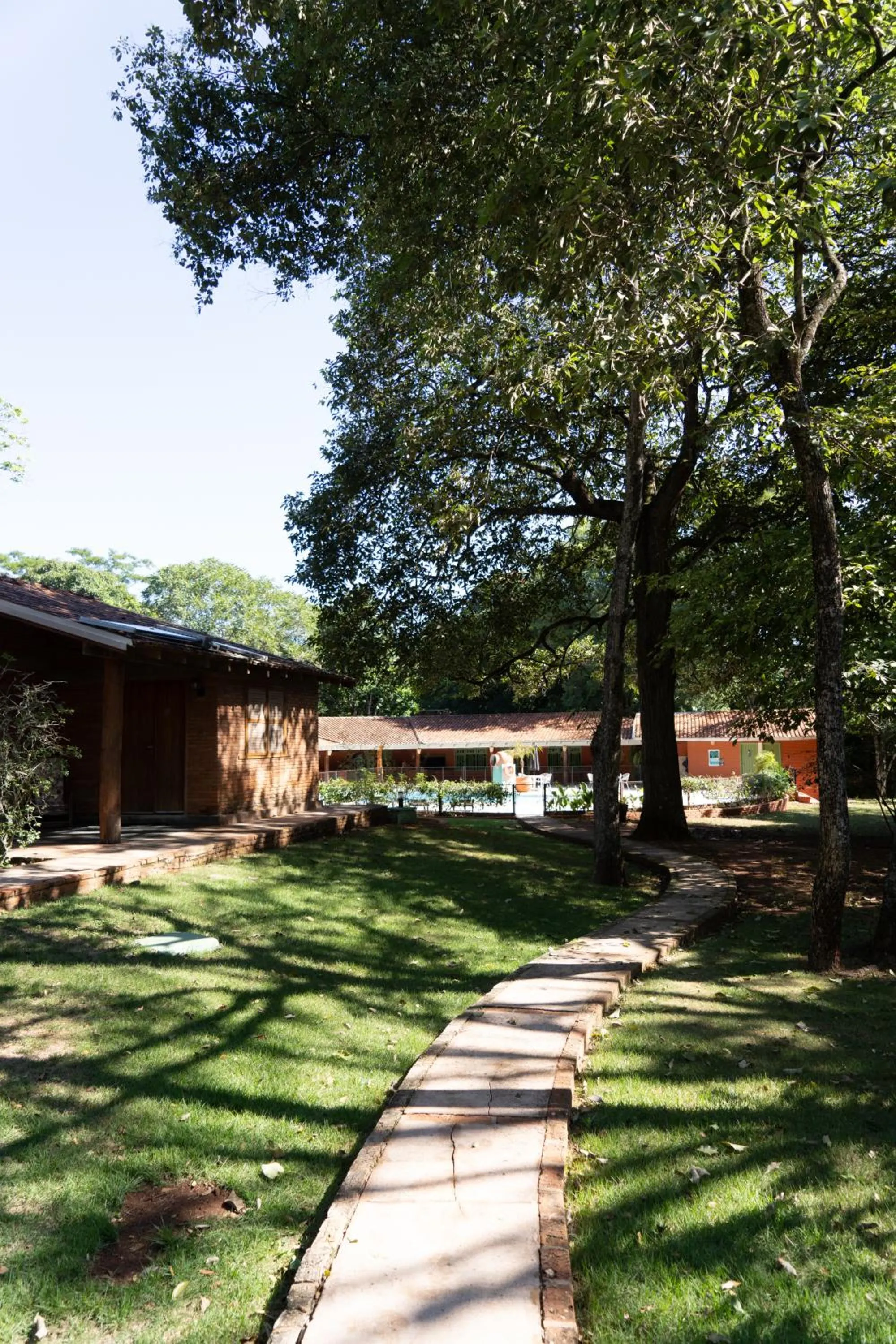 Garden view in Pousada Olho D'Água