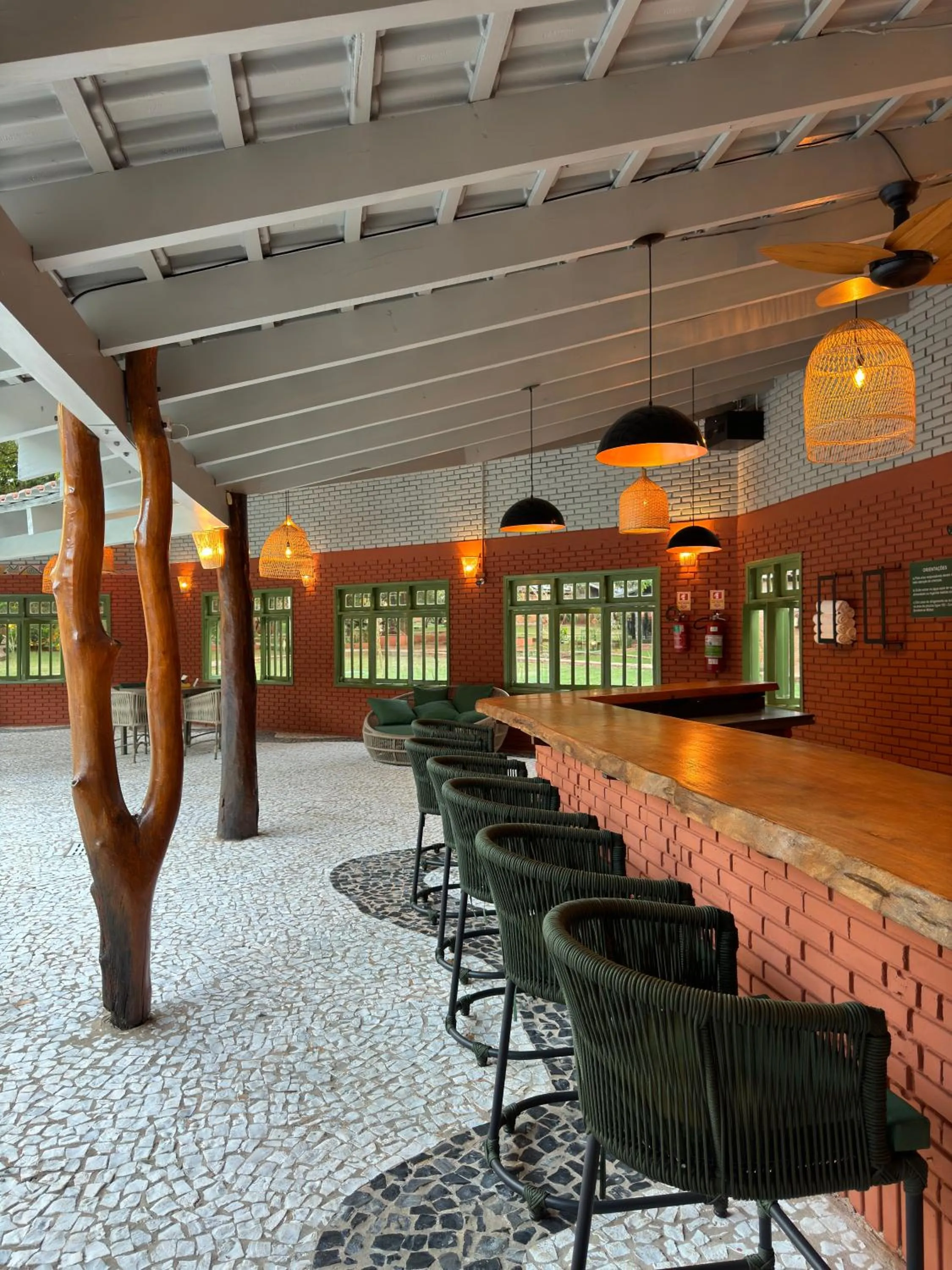 Area and facilities in Pousada Olho D'Água