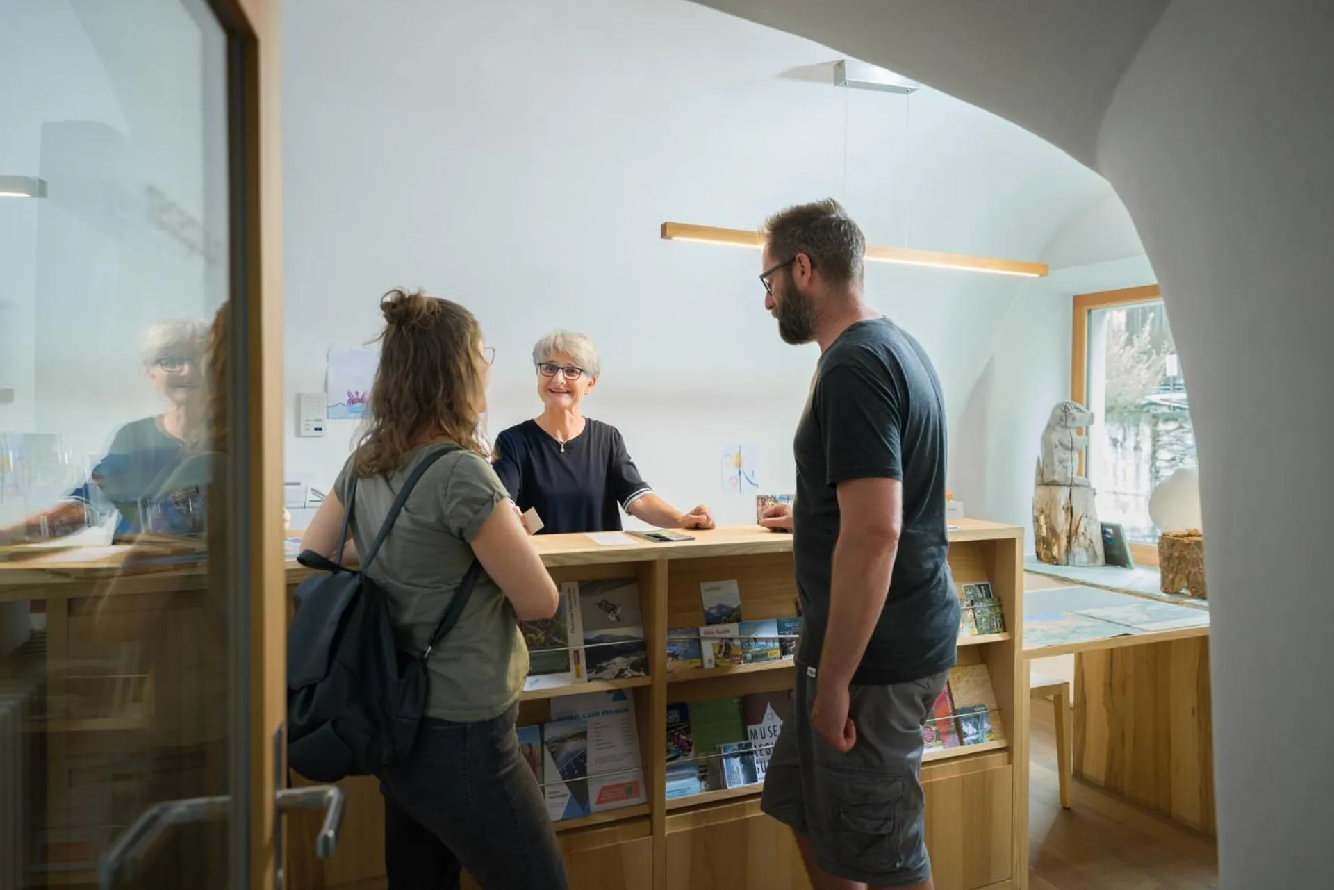 Lobby or reception in Jugendherberge Trin
