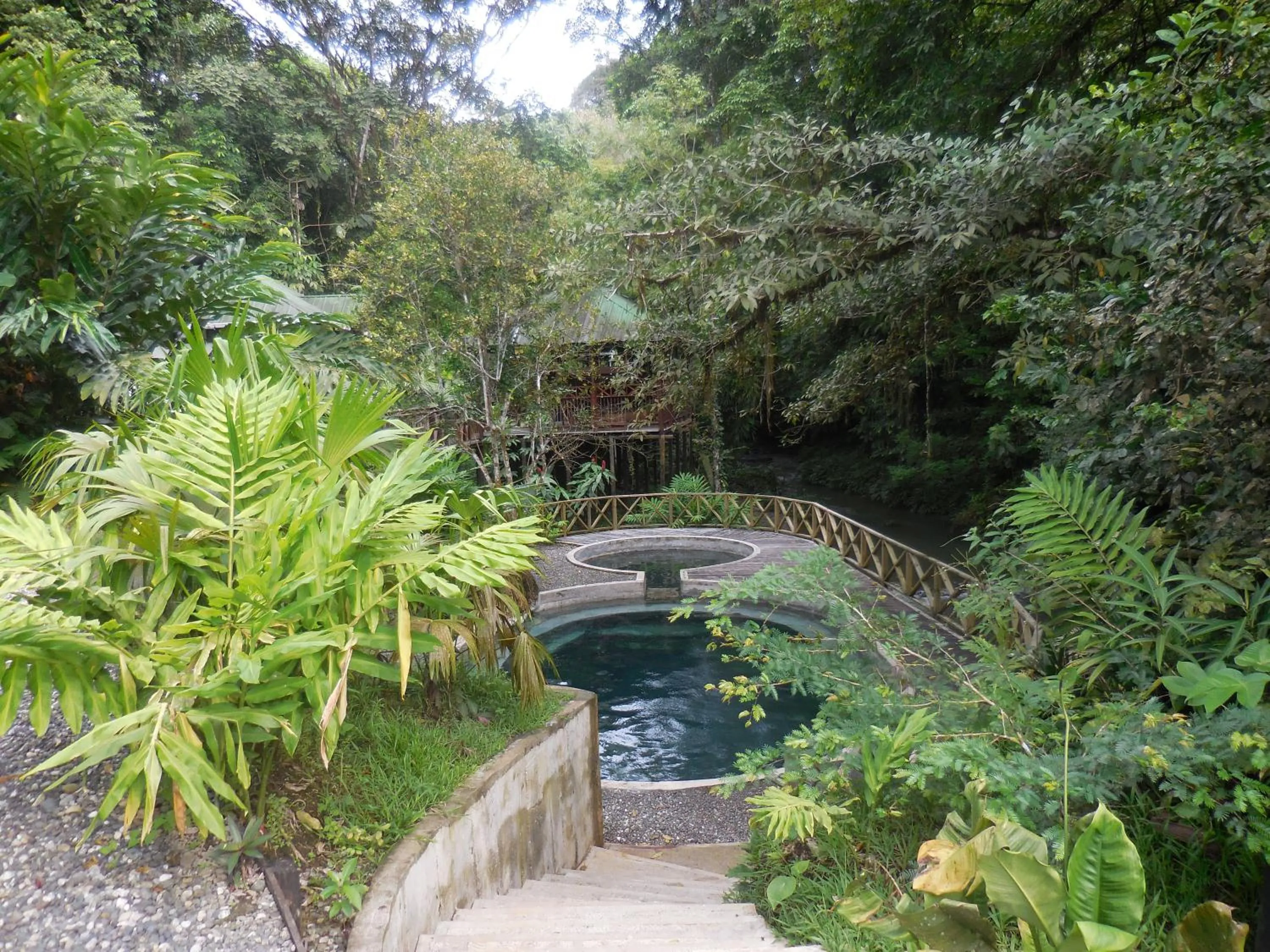 Hot Spring Bath in Hotel Nuquimar