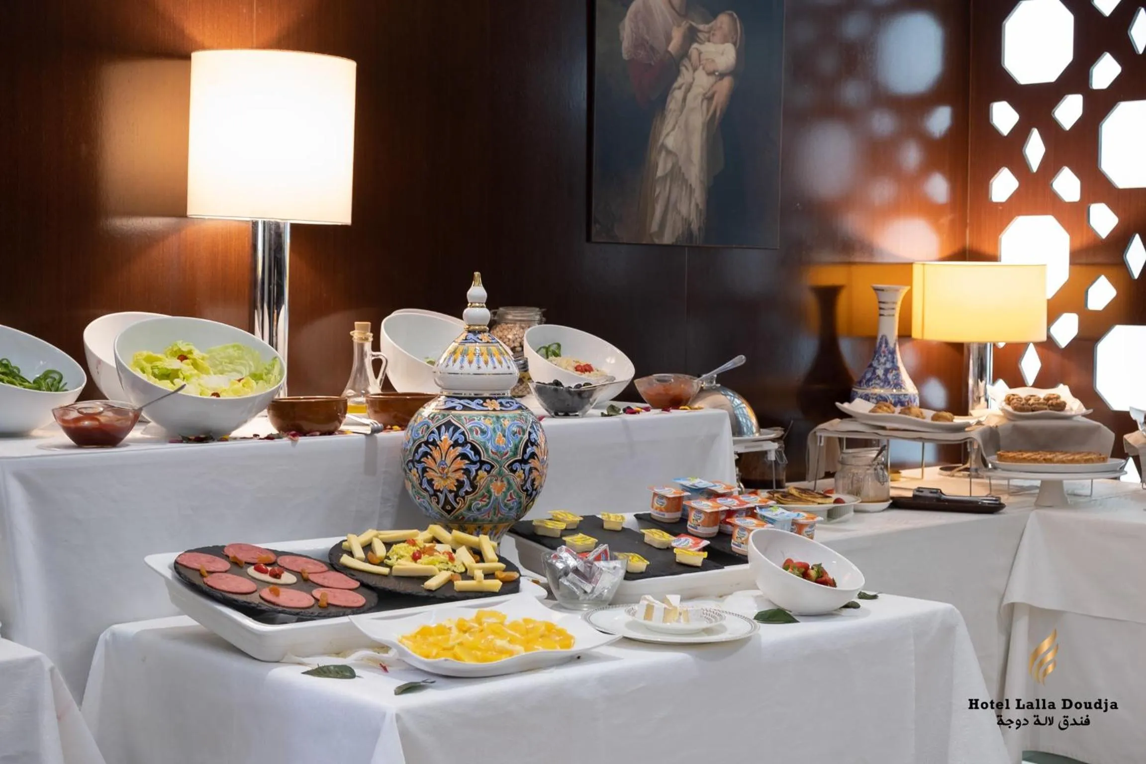 Continental breakfast in Lalla Doudja Hotel