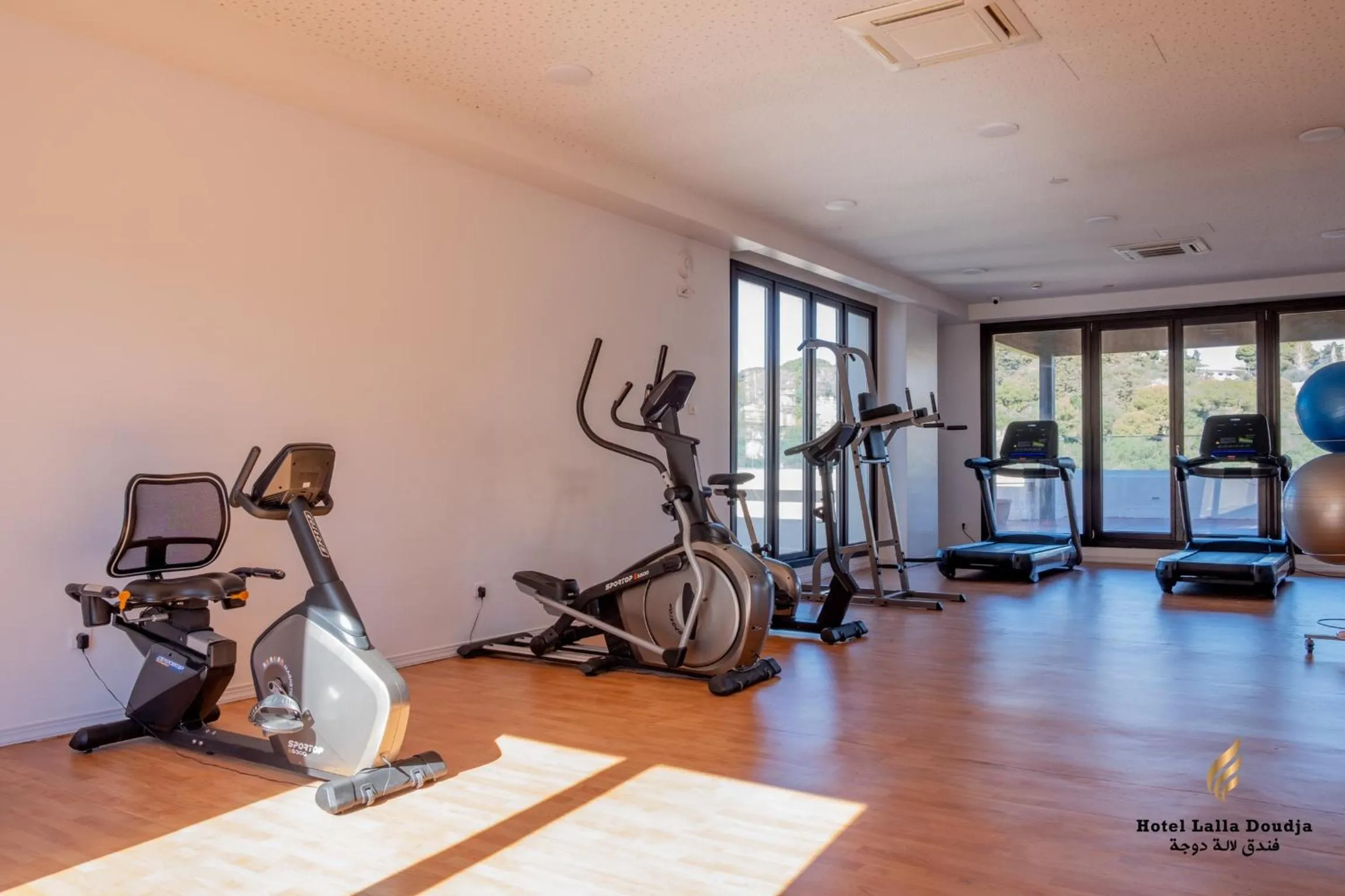 Fitness centre/facilities in Lalla Doudja Hotel