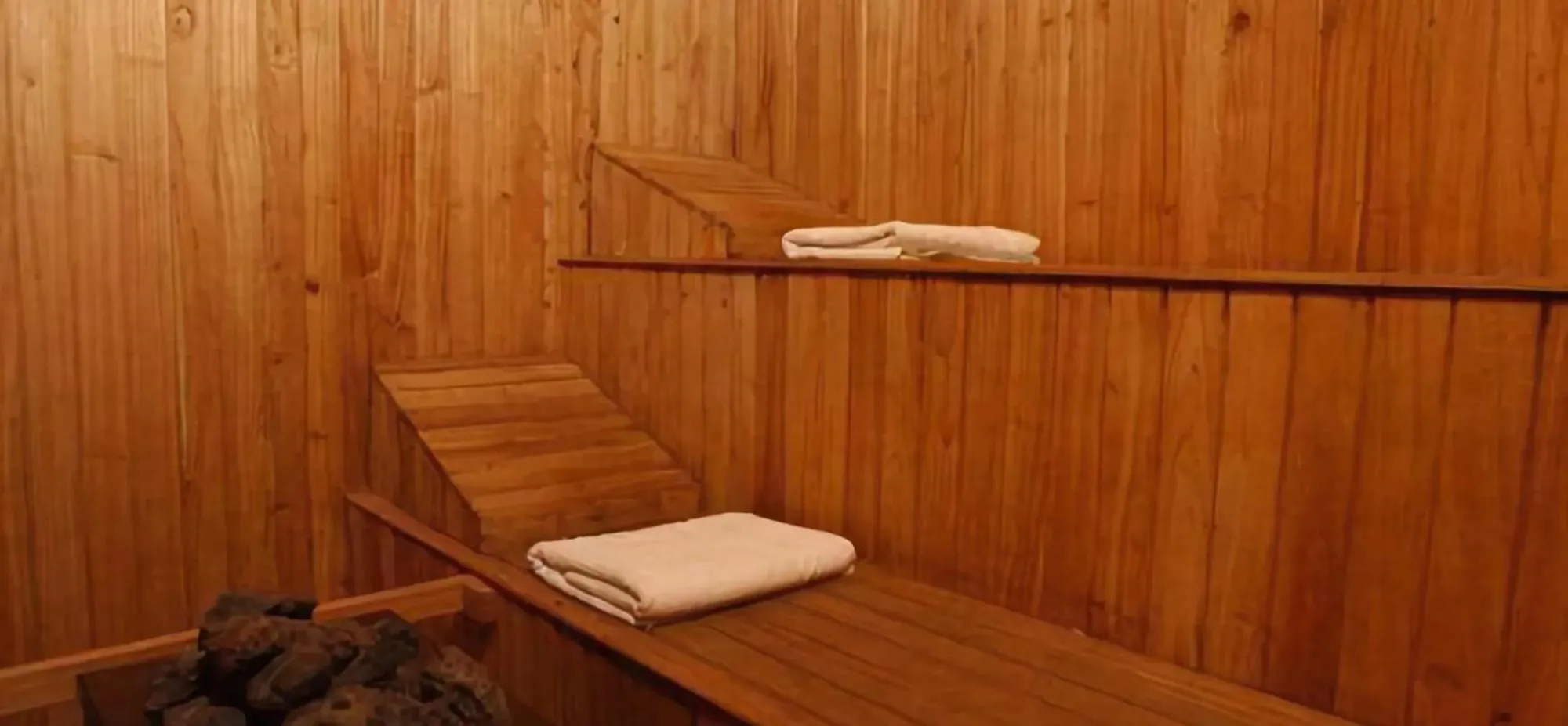Sauna in Las Cumbres Apart & Suites