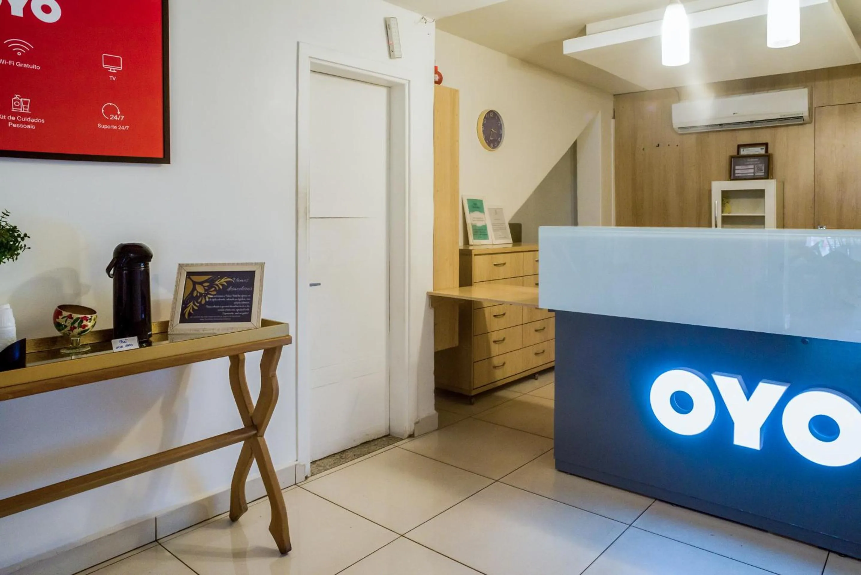 Lobby or reception in Palace Hotel Campo Grande