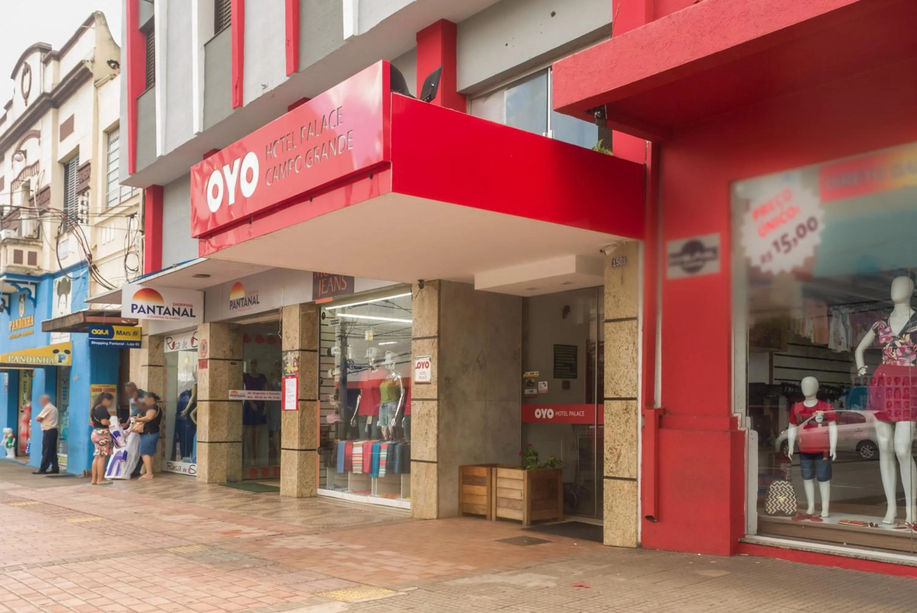 Facade/entrance in Palace Hotel Campo Grande