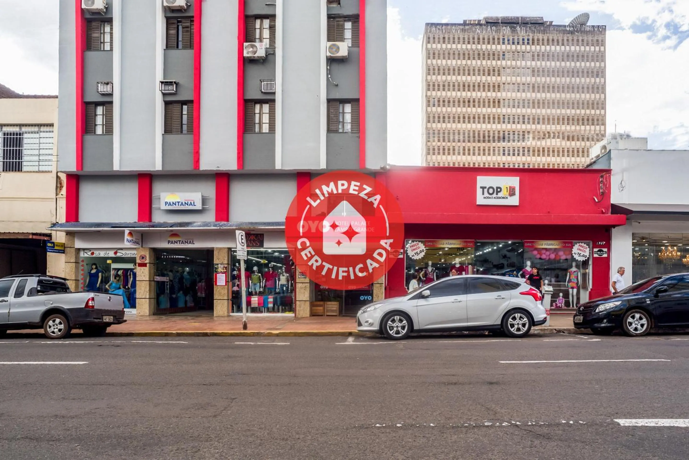 Facade/entrance in Palace Hotel Campo Grande