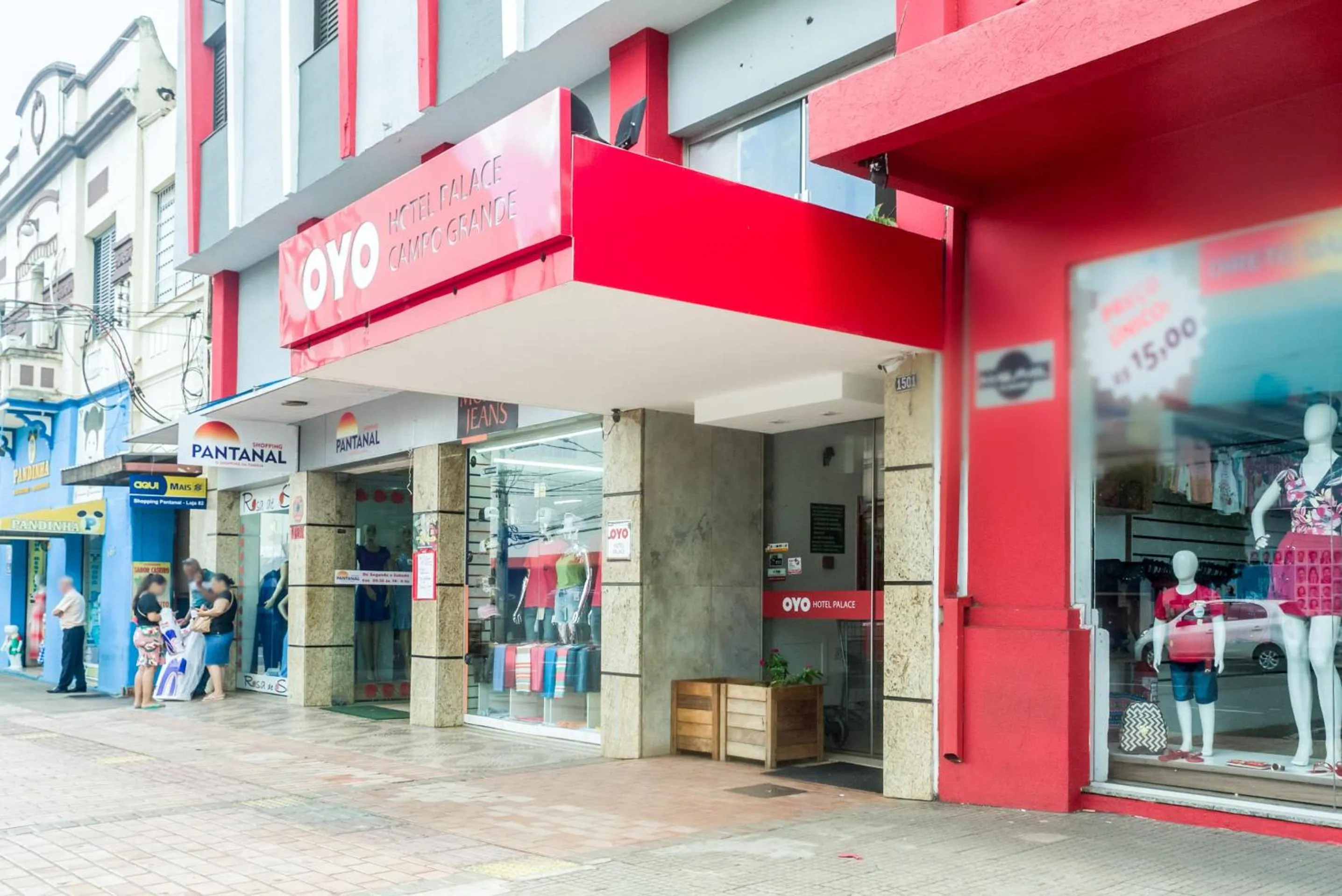 Facade/entrance in Palace Hotel Campo Grande