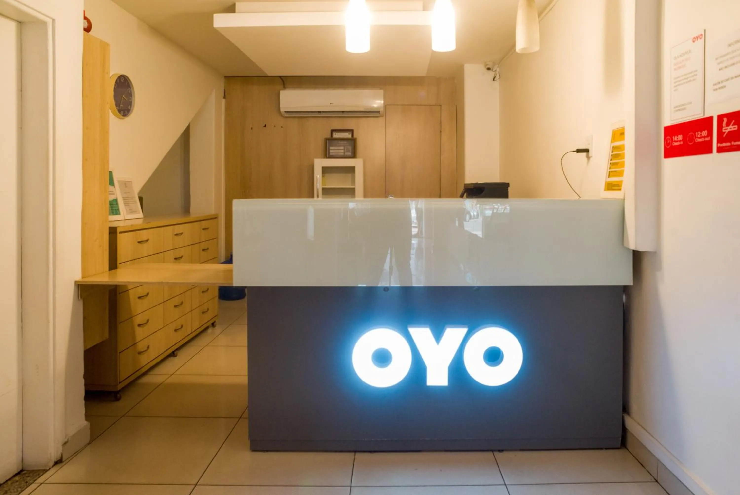 Lobby or reception in Palace Hotel Campo Grande